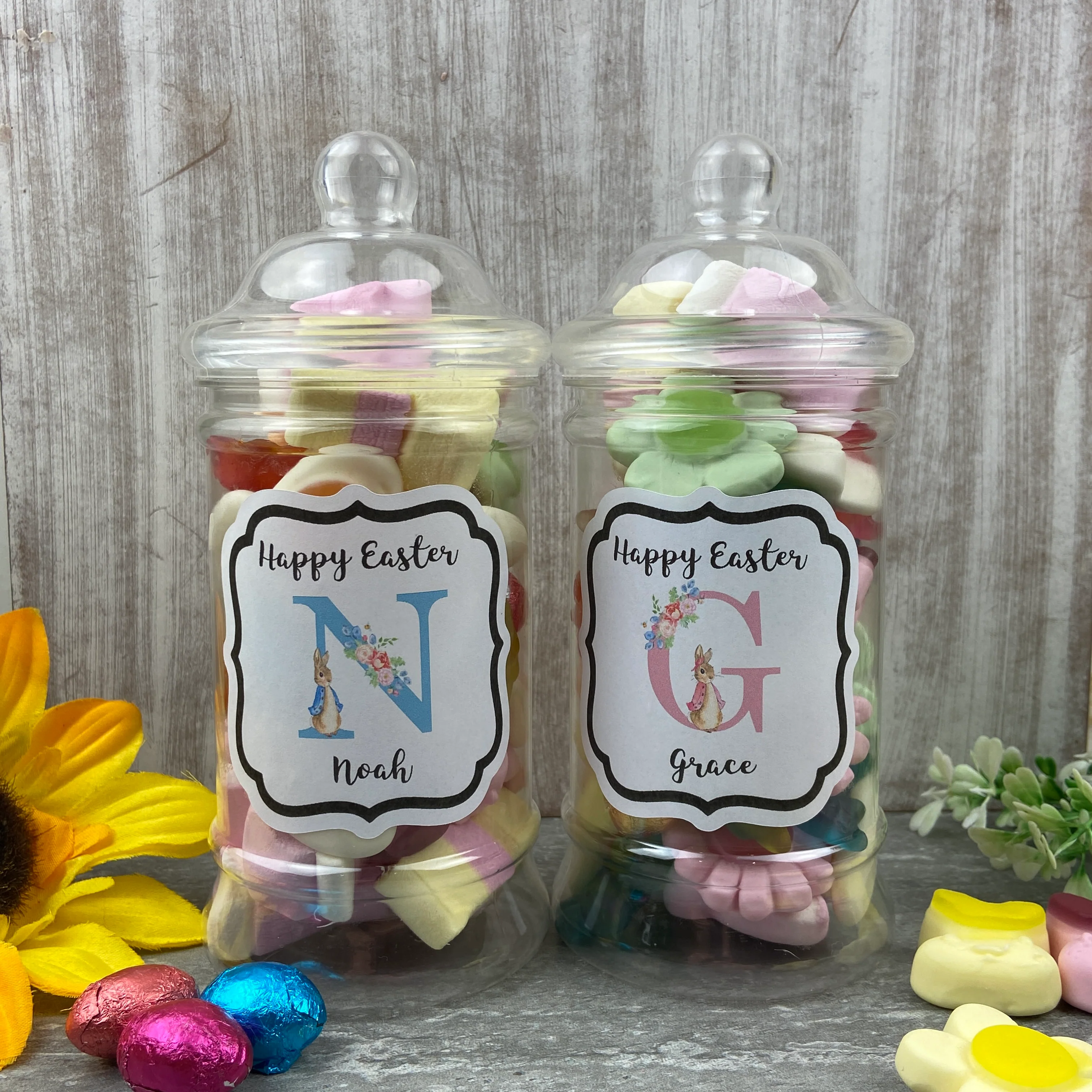 Personalised Easter Rabbit Sweet Jar - Image 18