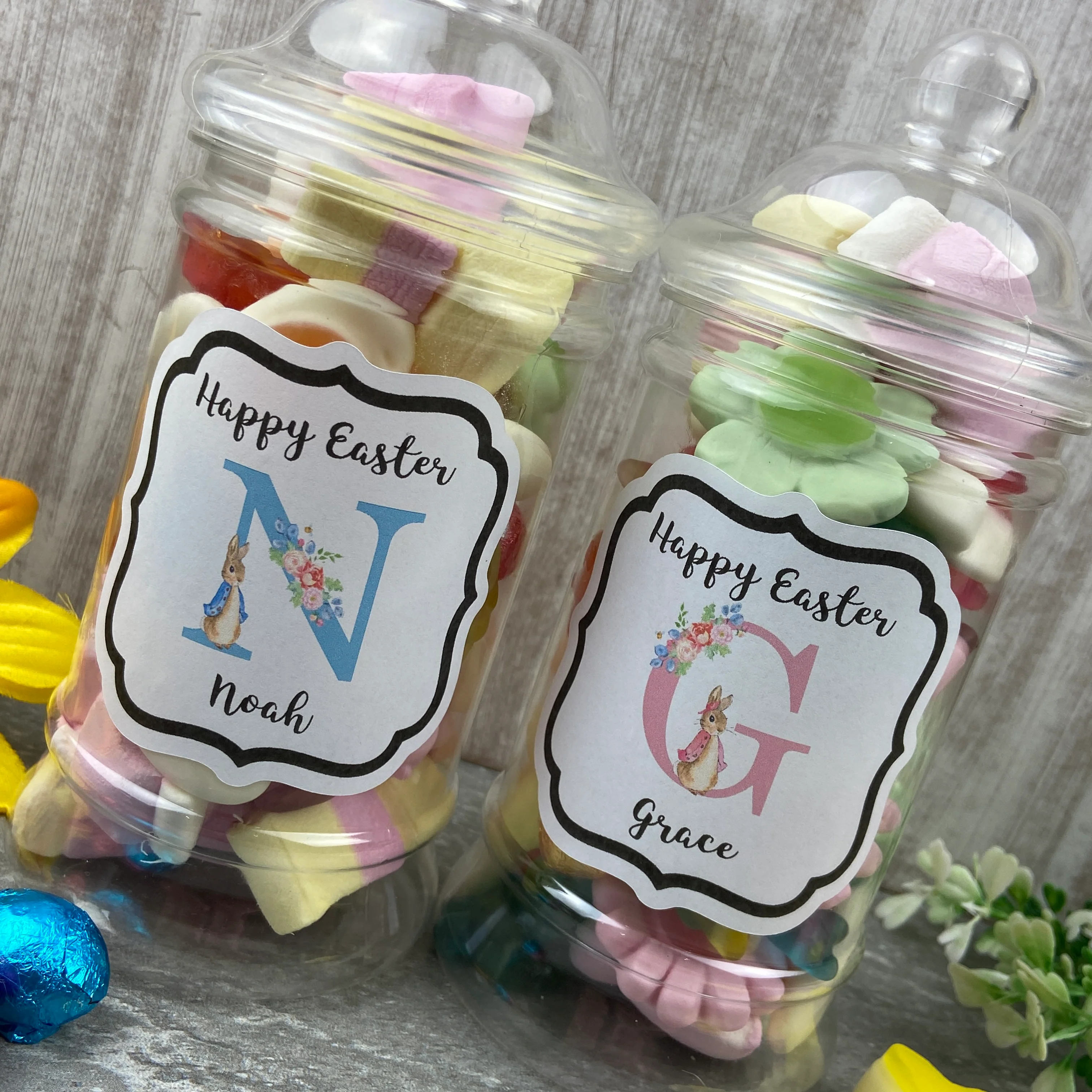 Personalised Easter Rabbit Sweet Jar - Image 20