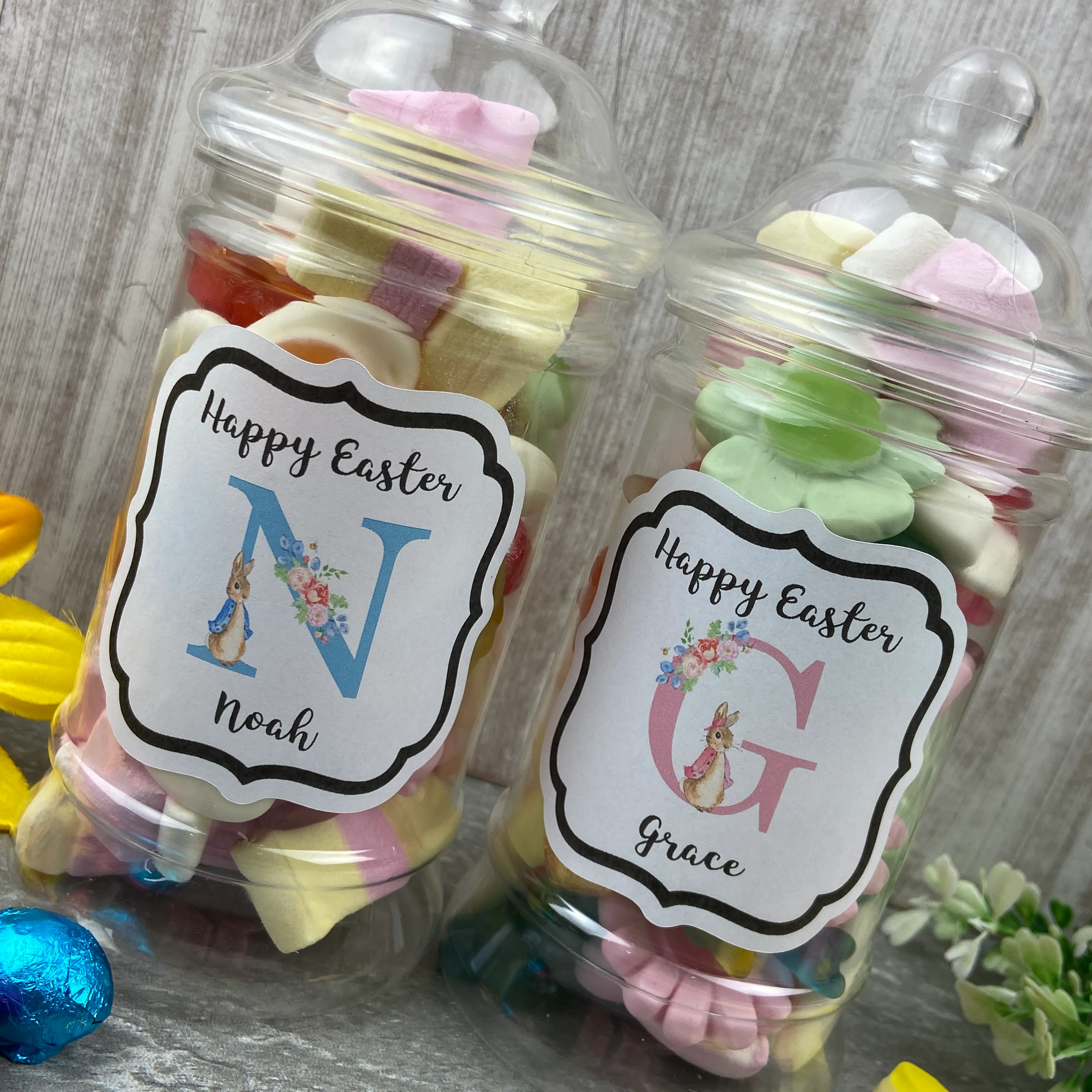 Personalised Easter Rabbit Sweet Jar - Image 21