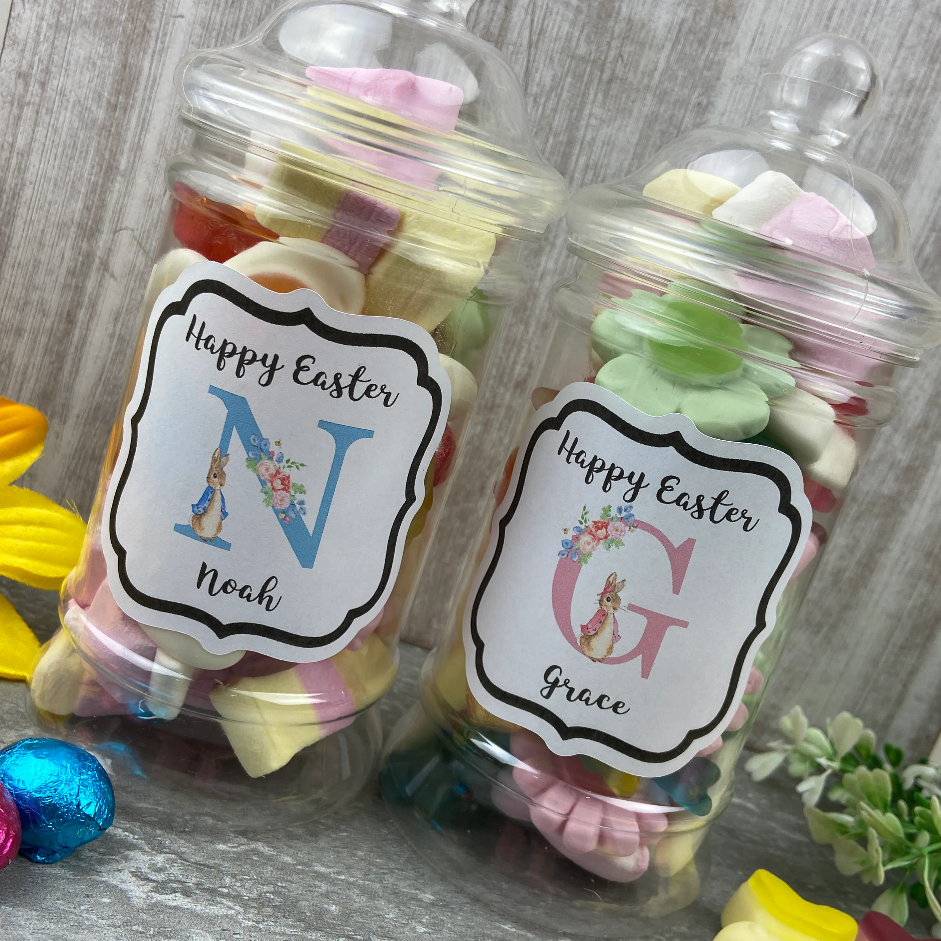 Personalised Easter Rabbit Sweet Jar - Image 22