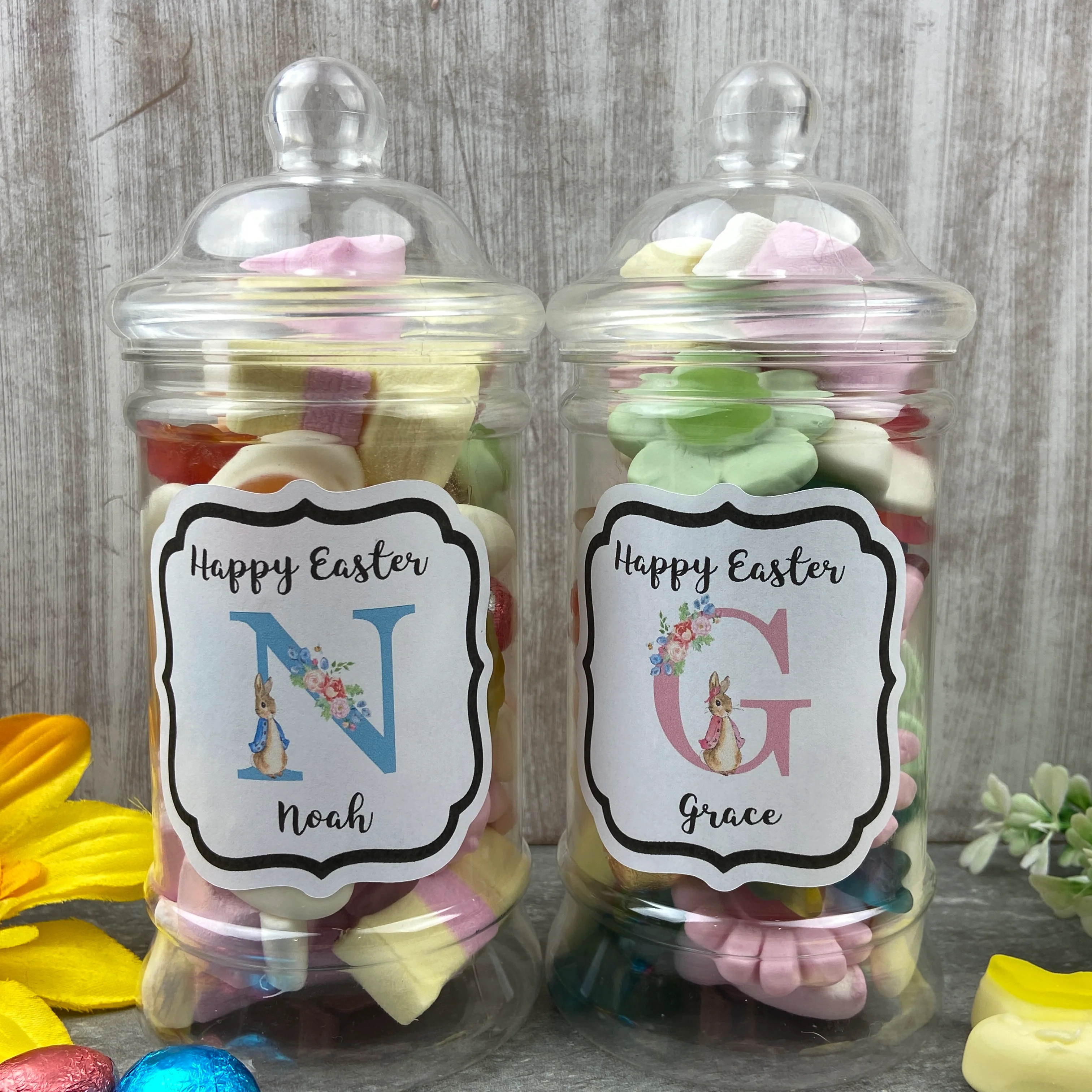 Personalised Easter Rabbit Sweet Jar - Image 23