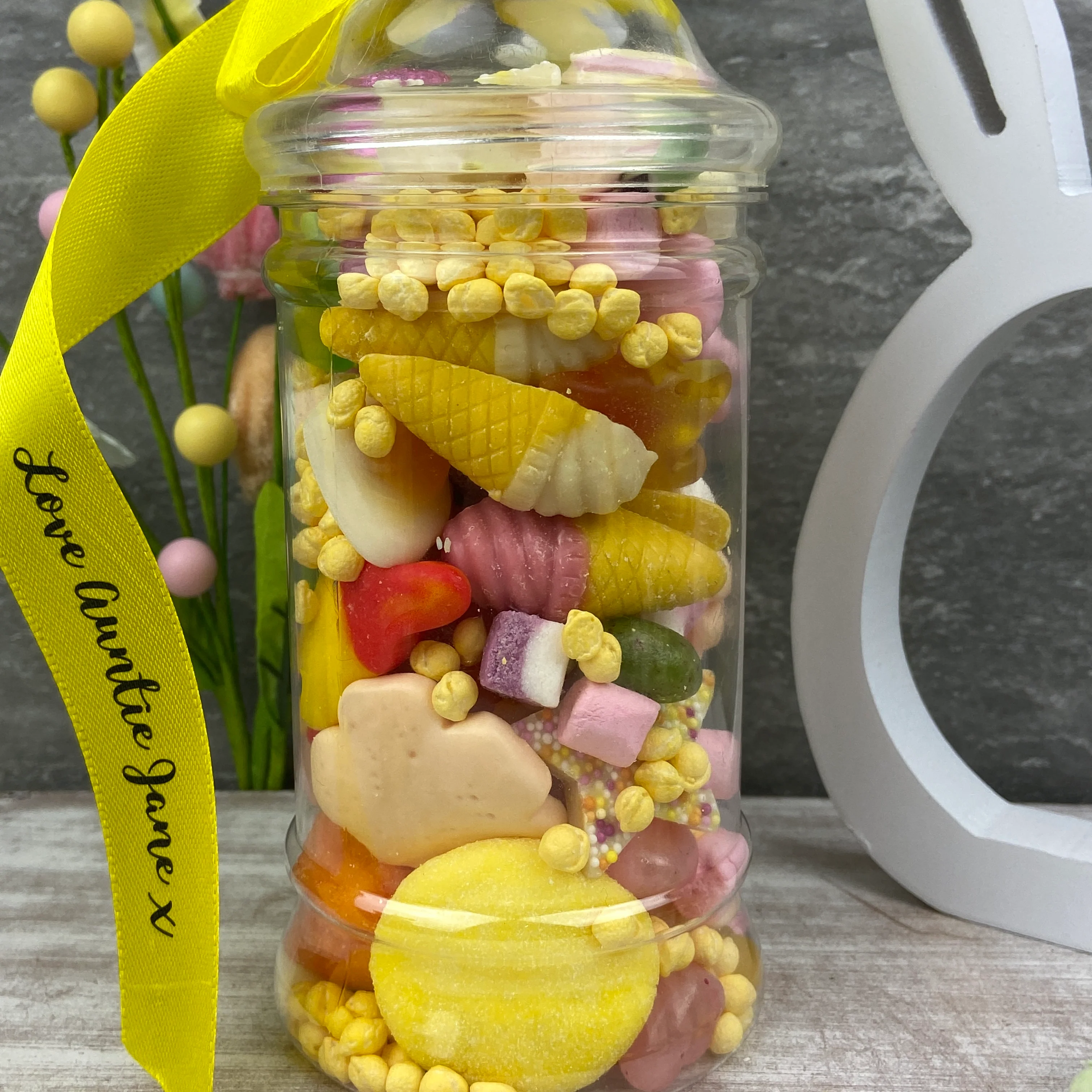 Personalised Easter Sweet Jar - Kinder - Image 7