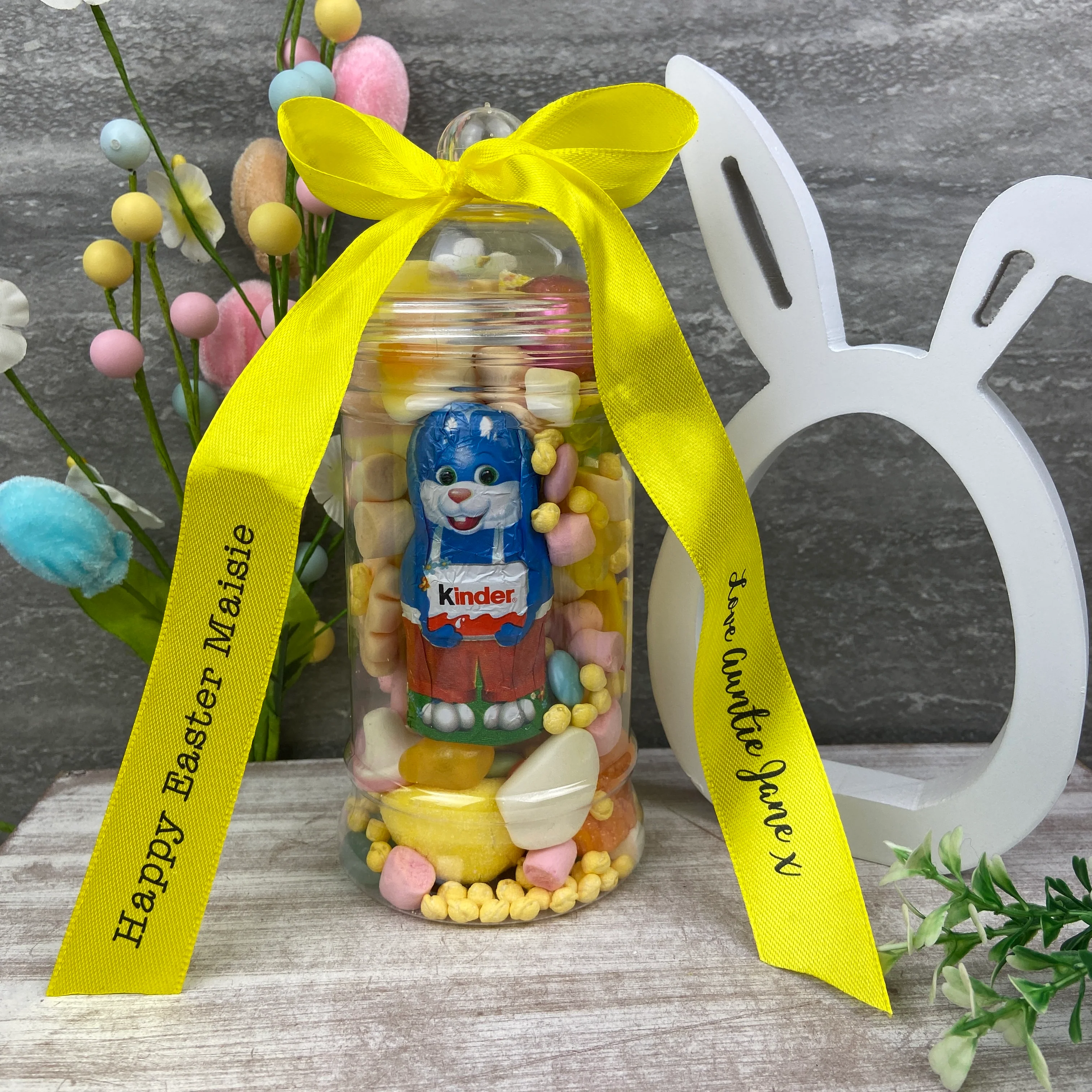 Personalised Easter Sweet Jar - Kinder - Image 9