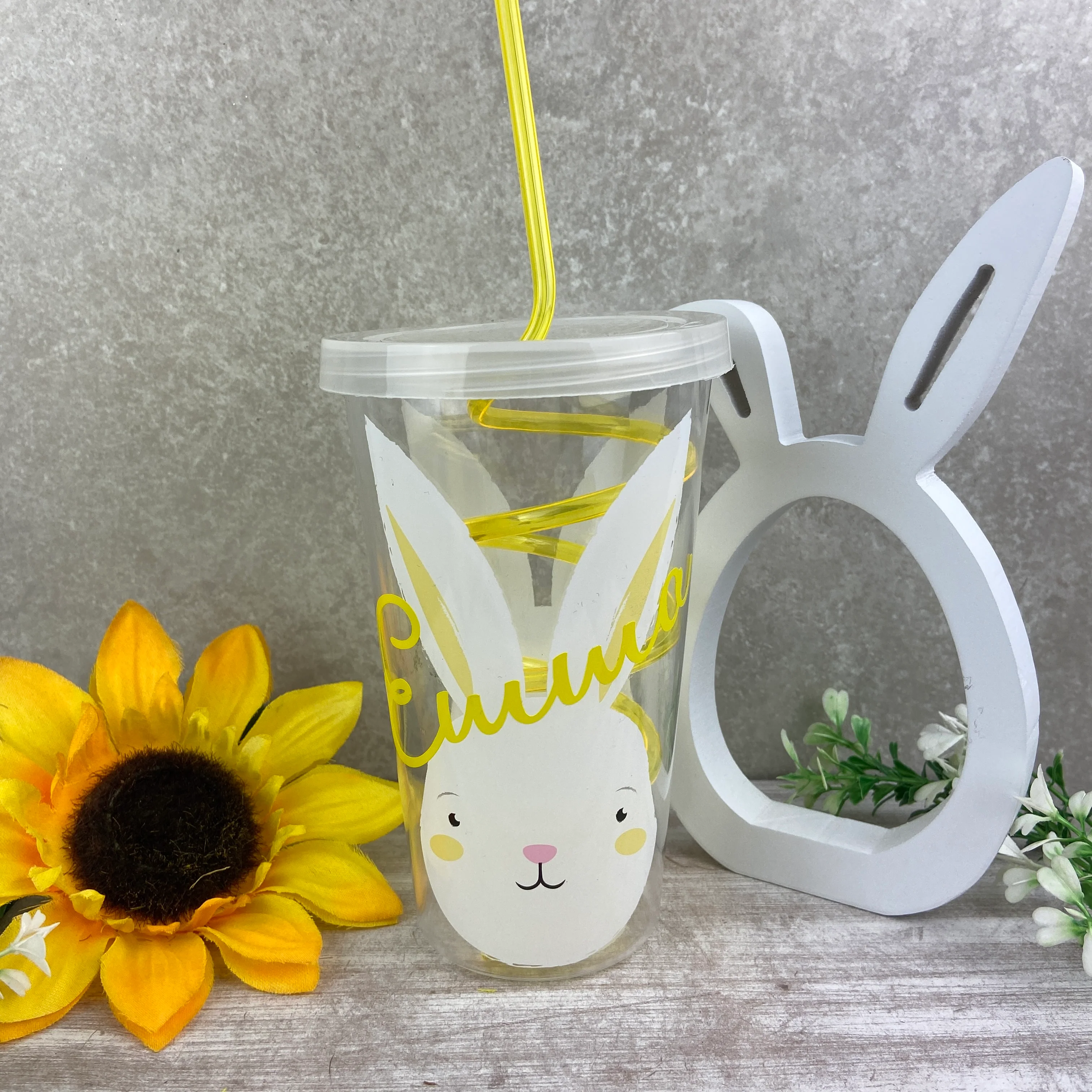 Personalised Easter Tumbler with Swirly Straw - Image 7