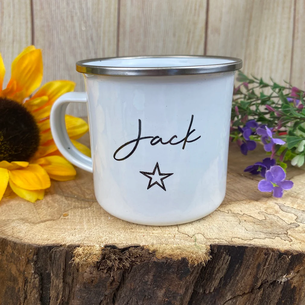 Personalised Enamel Star Mug - Image 6