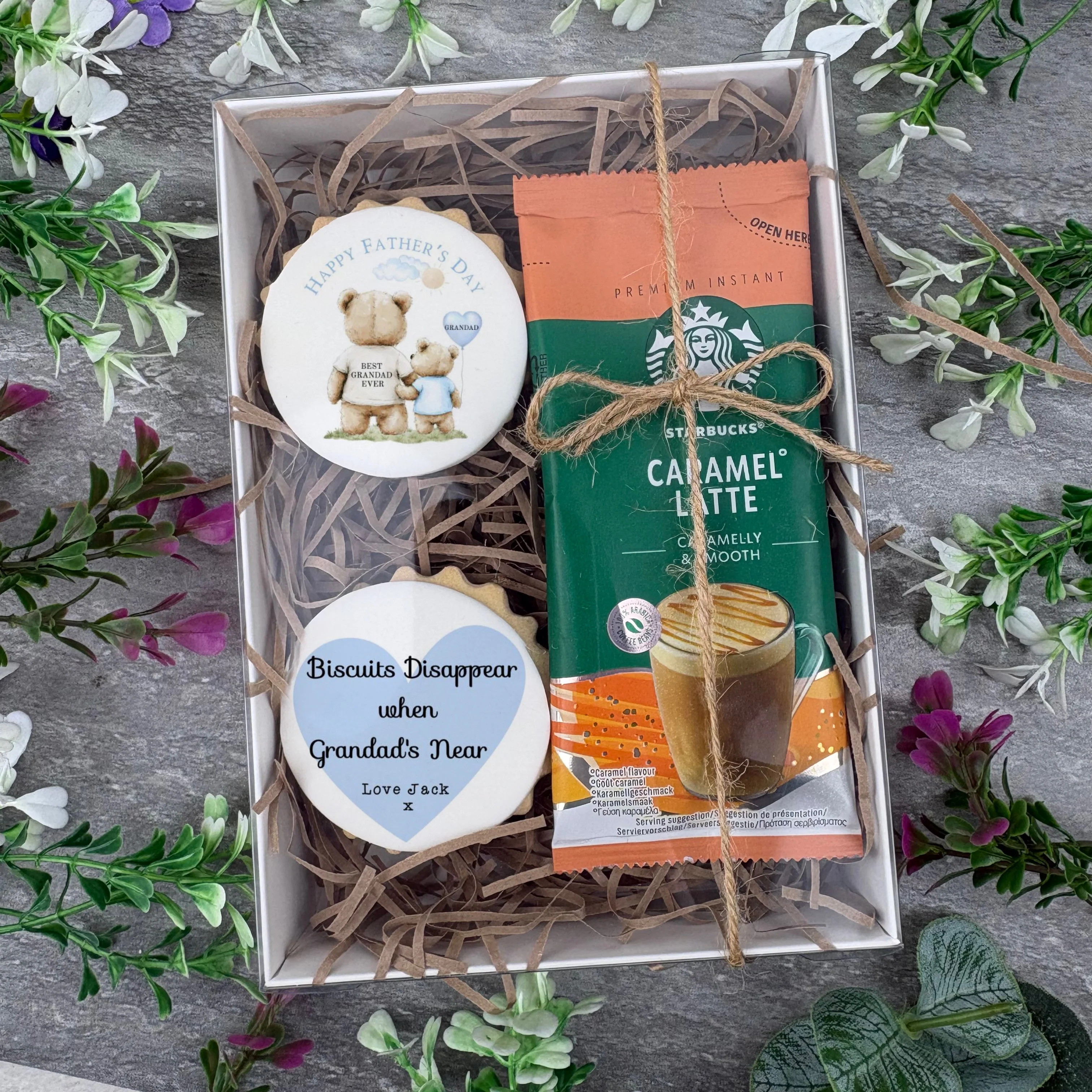 Personalised Father’s Day Biscuit Gift Box