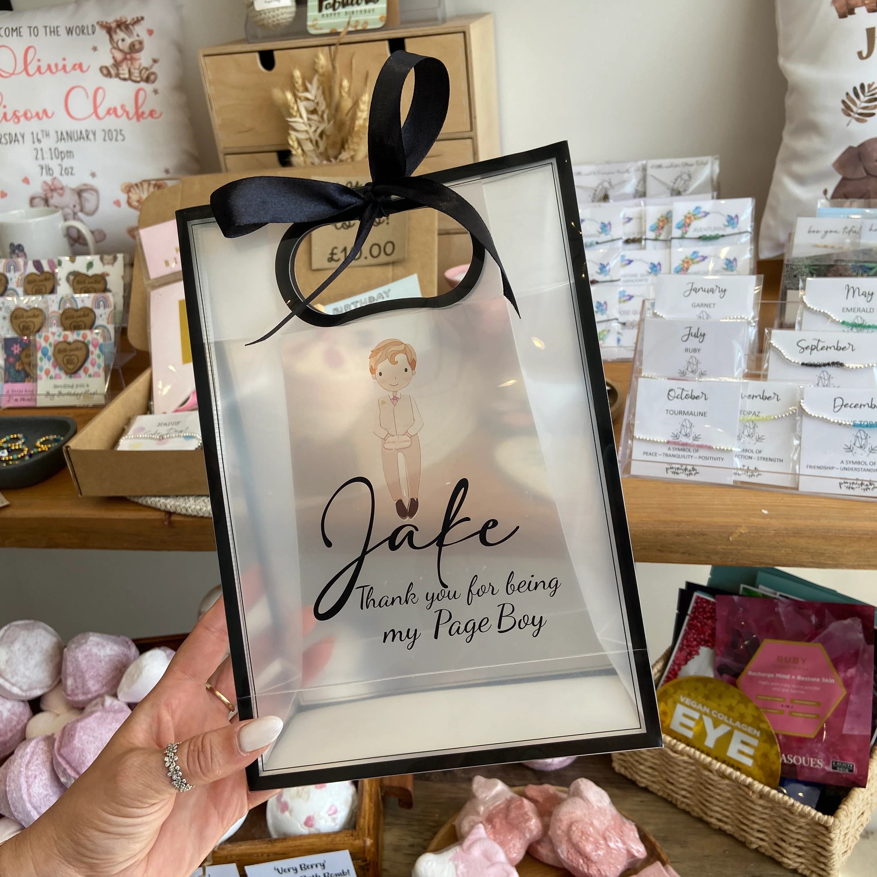 Personalised Page Boy Gift Bag - Image 5