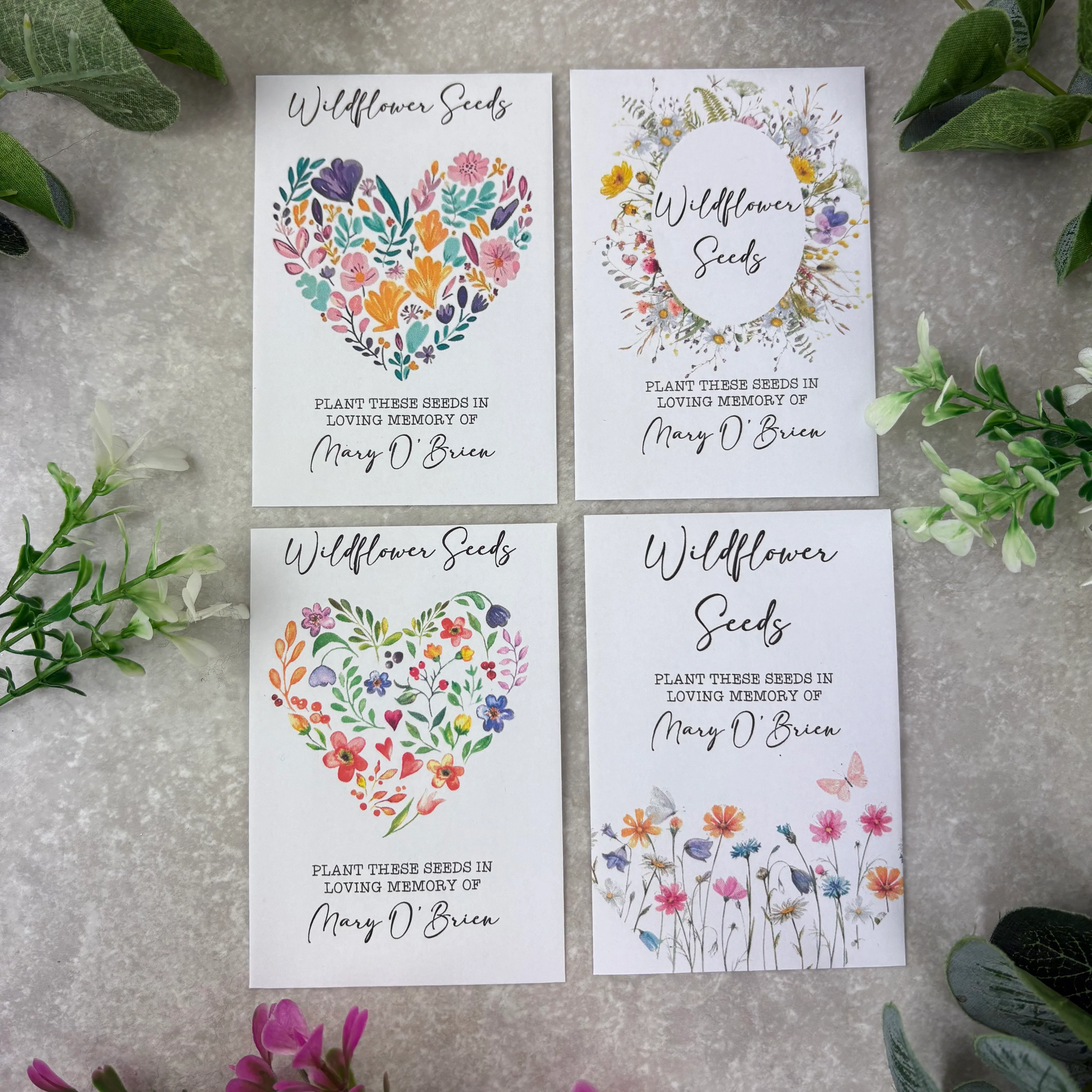 Personalised Funeral Wildflower Seed Packets - Image 6