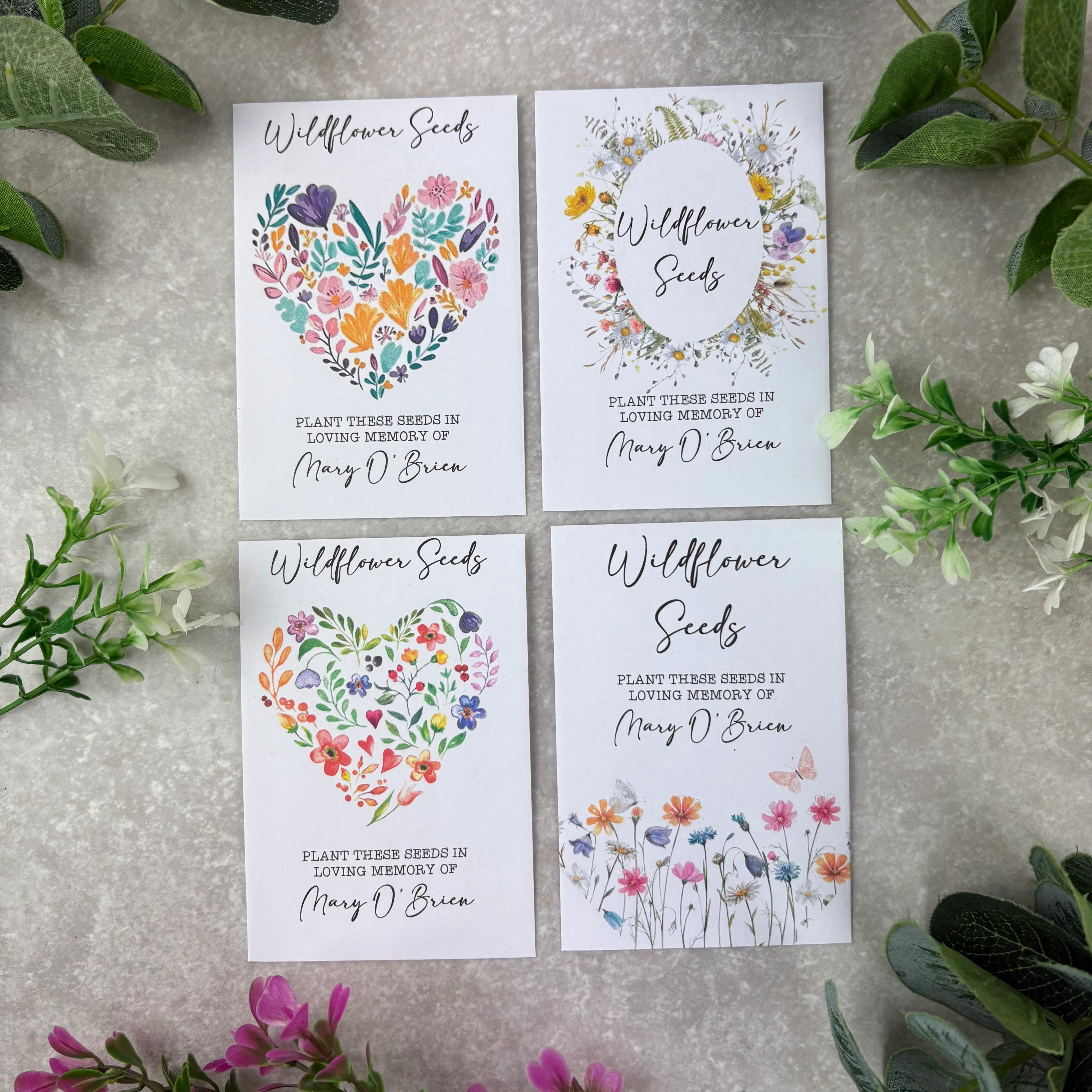 Personalised Funeral Wildflower Seed Packets - Image 8