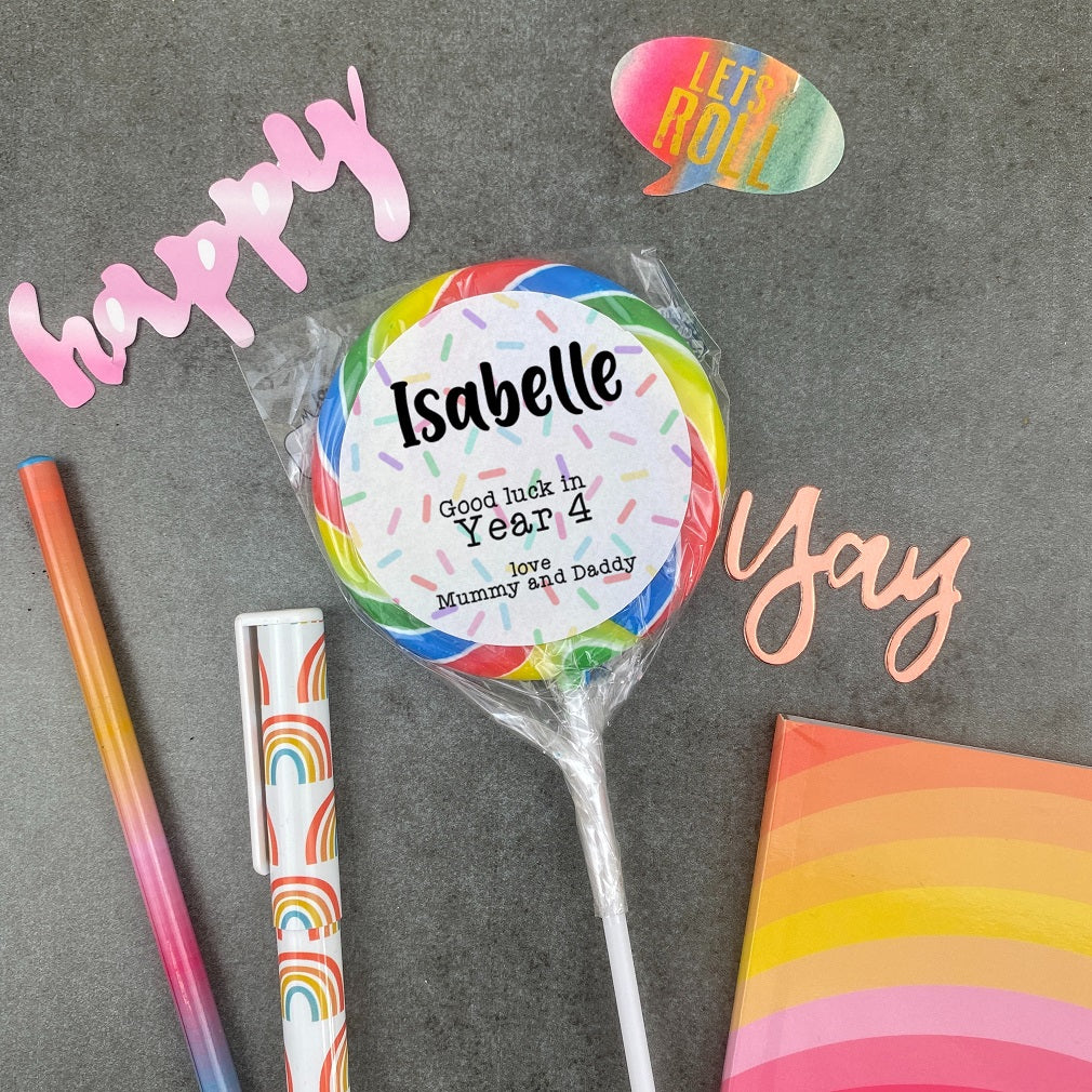 Personalised Good Luck In School Year Giant Lollipop - Image 5