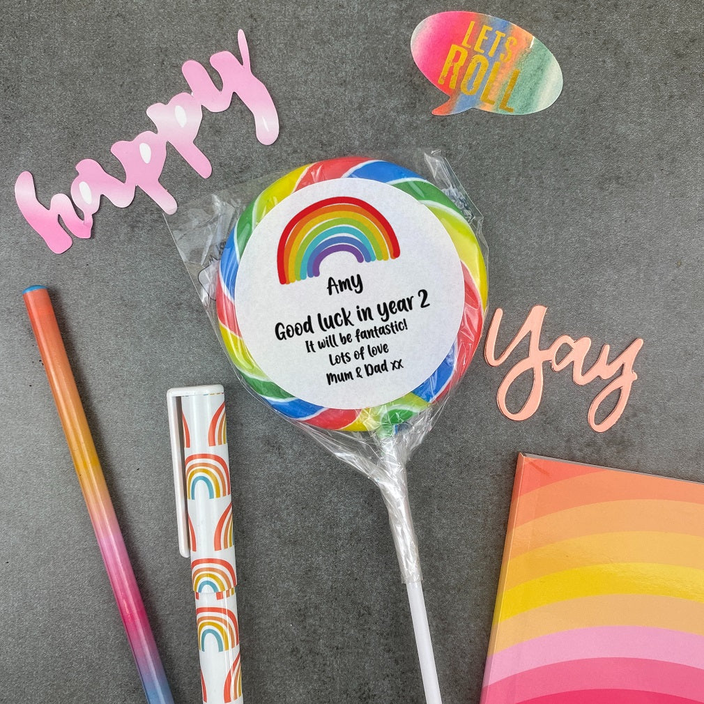 Personalised Good Luck in year Giant Lollipop - Image 5