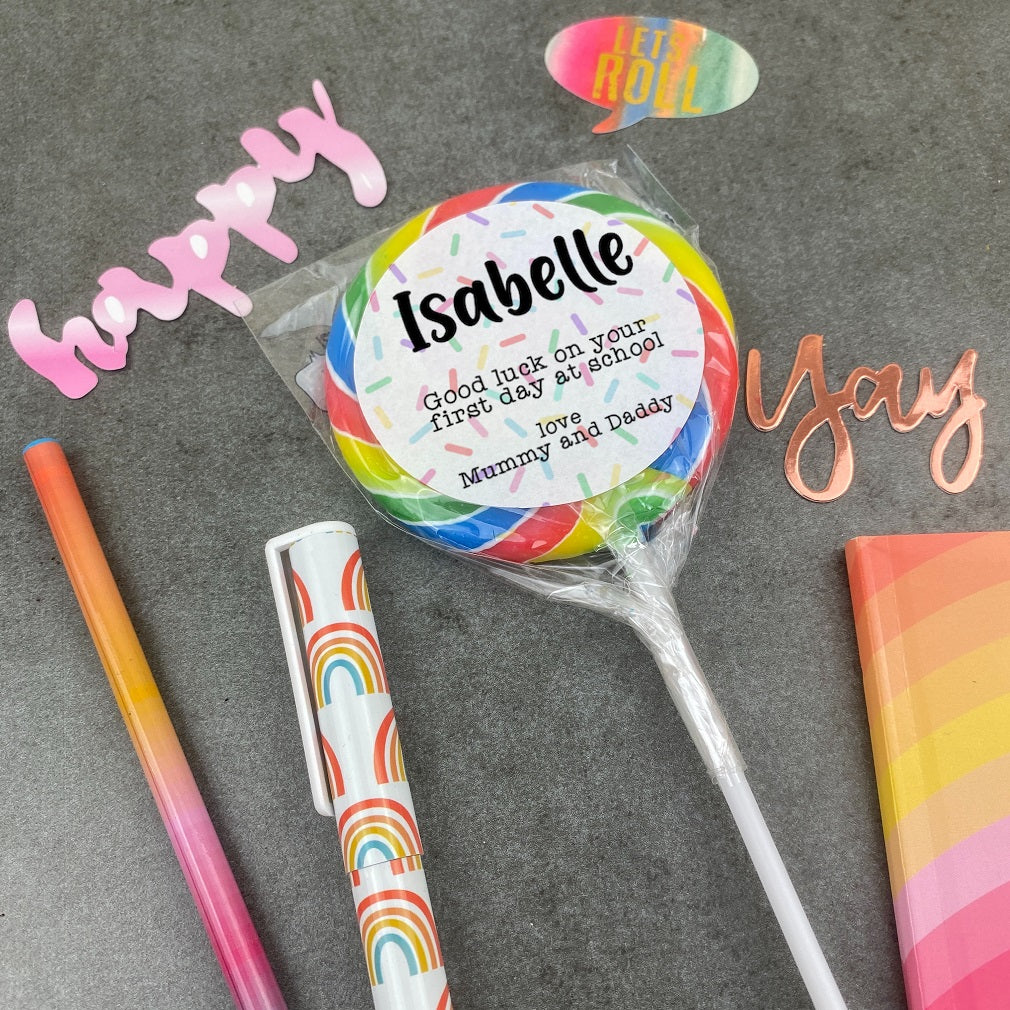 Personalised Good Luck On Your First Day In School Giant Lollipop - Image 7