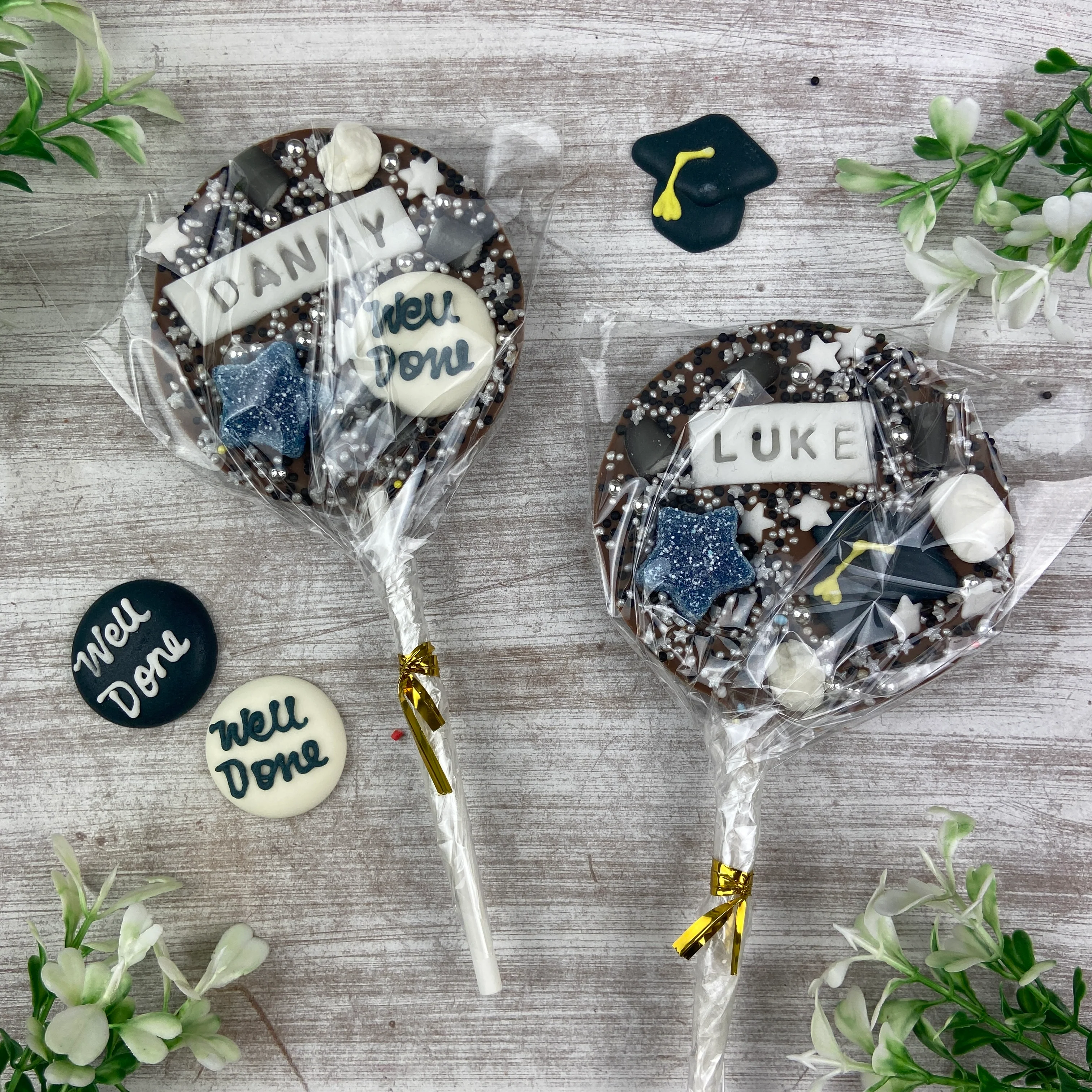 Personalised Graduation Belgian Chocolate Lollipop - Image 4