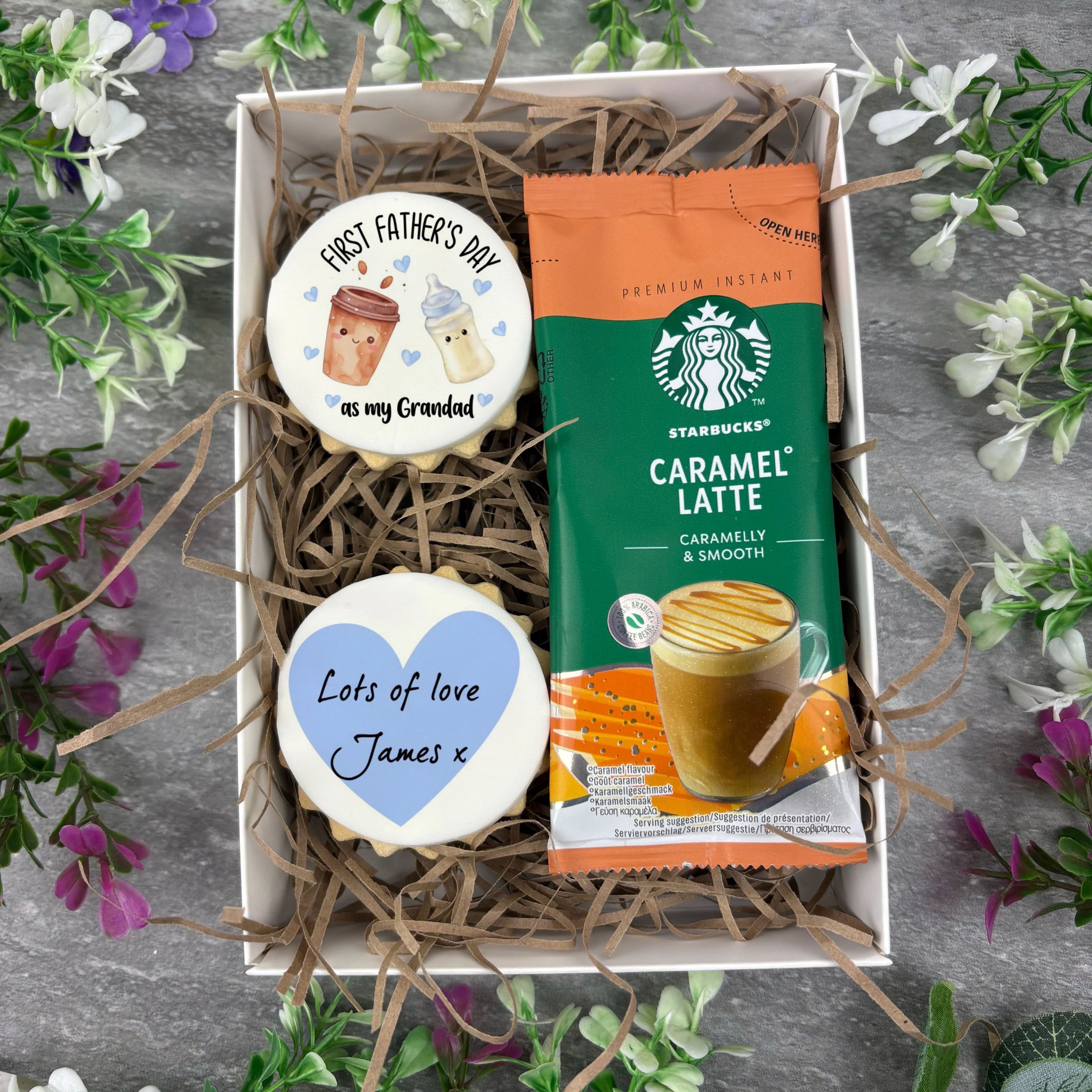 Personalised First Father’s Day Biscuit Gift Box - Image 10
