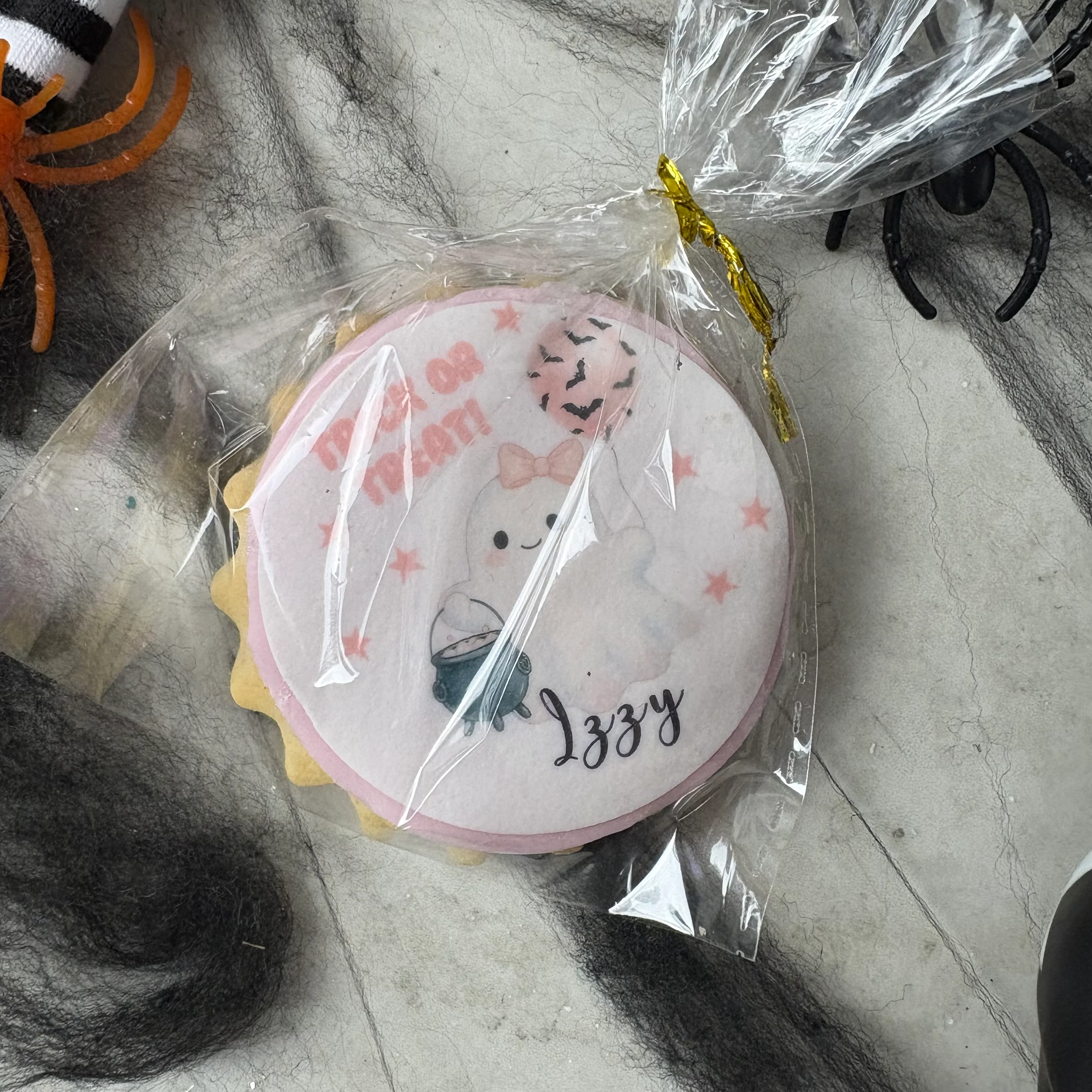 Personalised Halloween Ghost Biscuit - Image 9