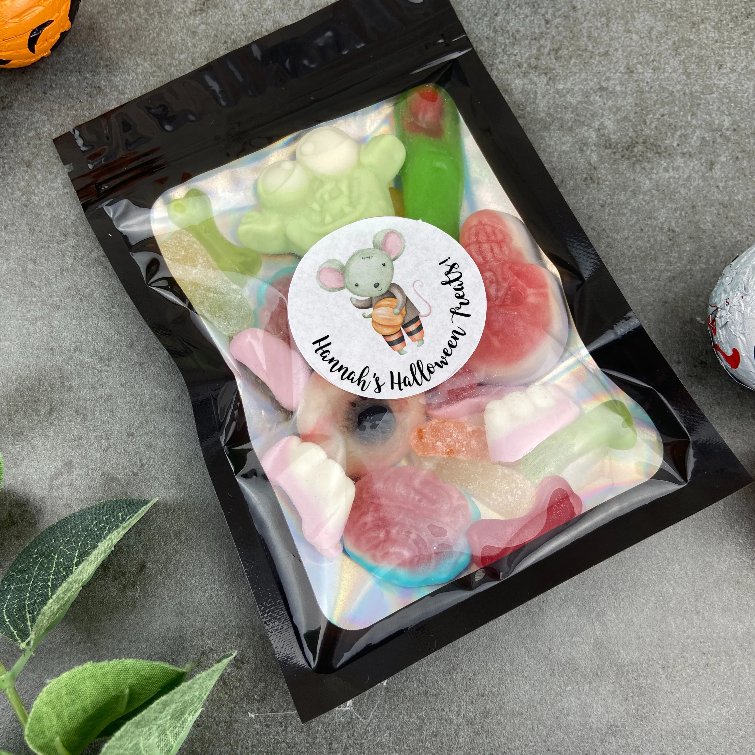 Personalised Halloween Sweet Pouch - Image 3