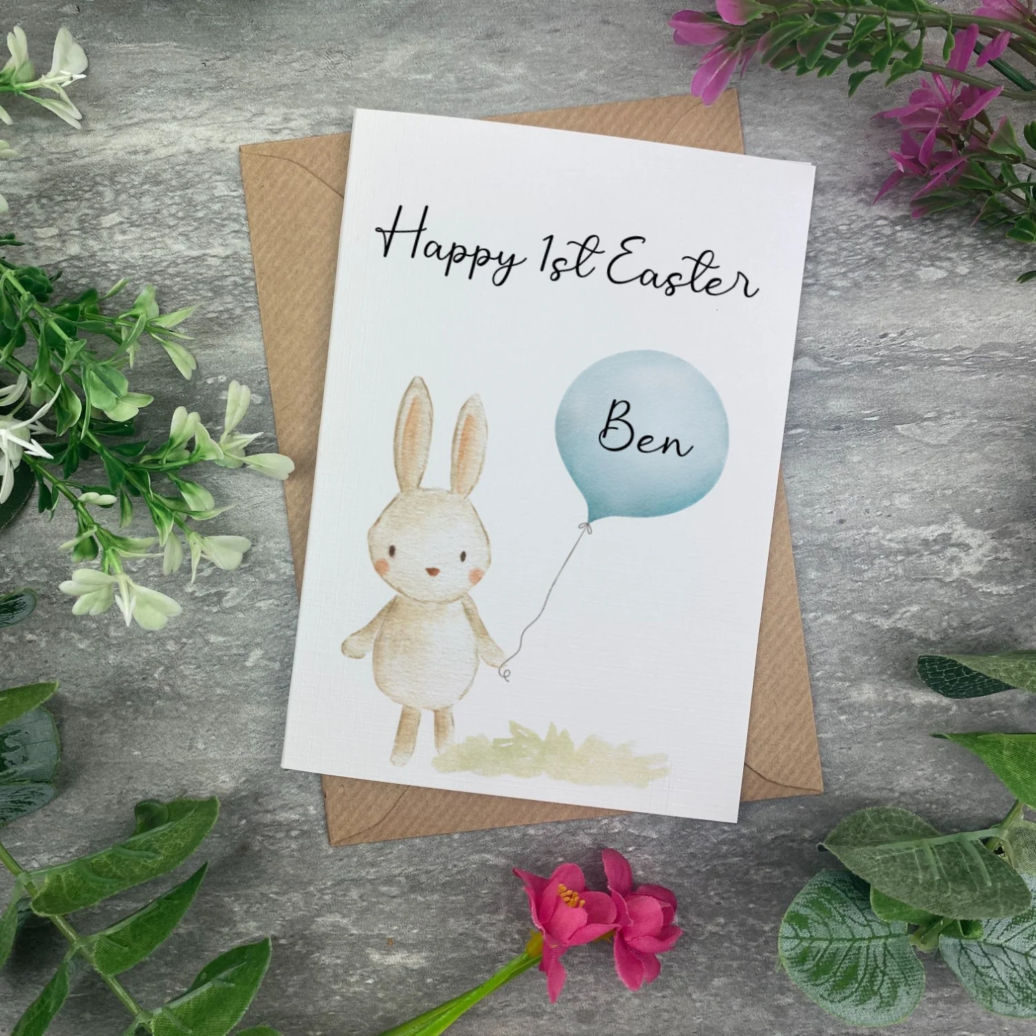 Personalised Happy 1st Easter Card