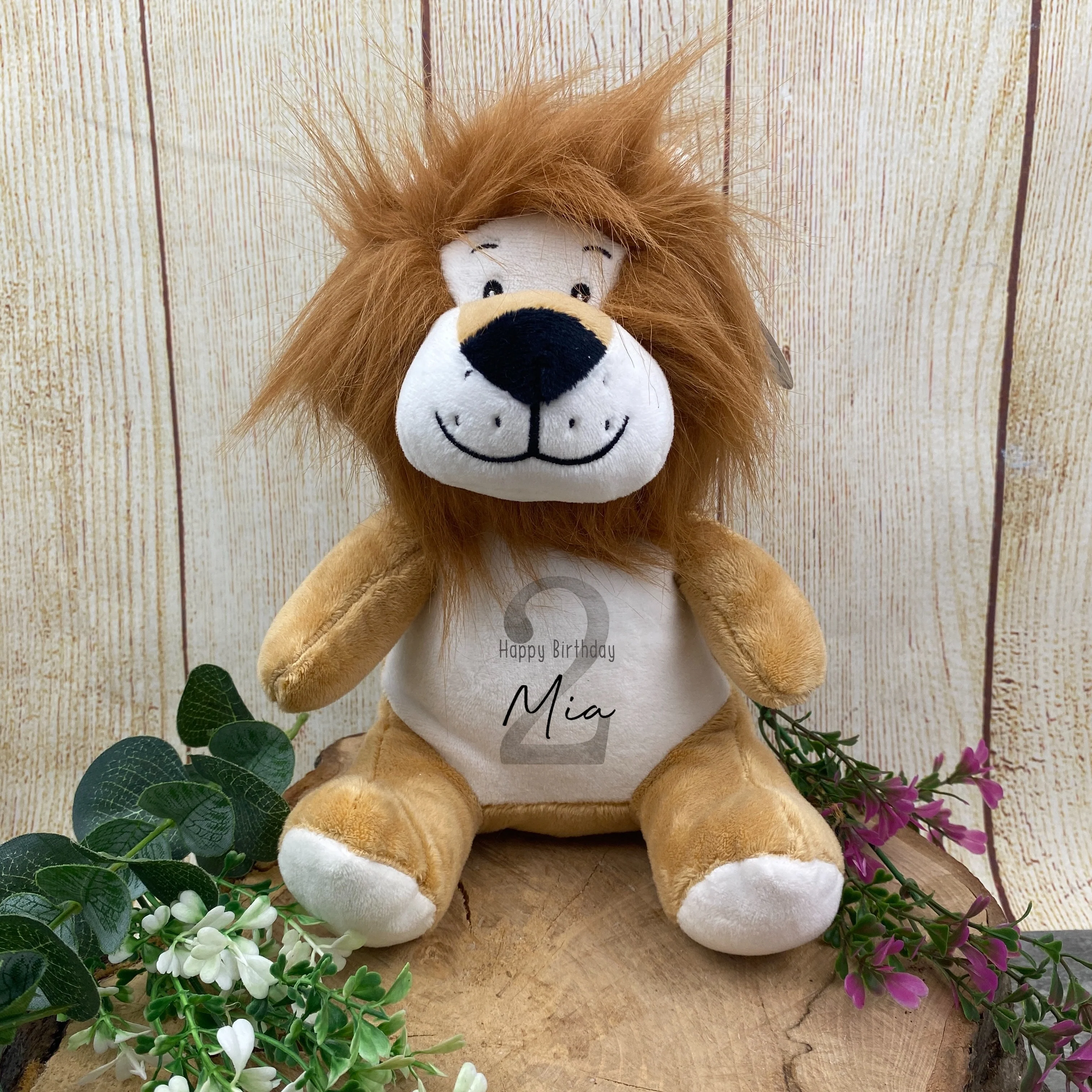 Personalised 'Happy Birthday' Lion Soft Toy - Image 12