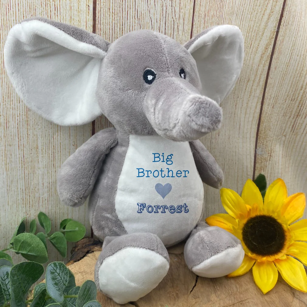 Personalised 'Big Brother' Elephant Soft Toy - Image 4
