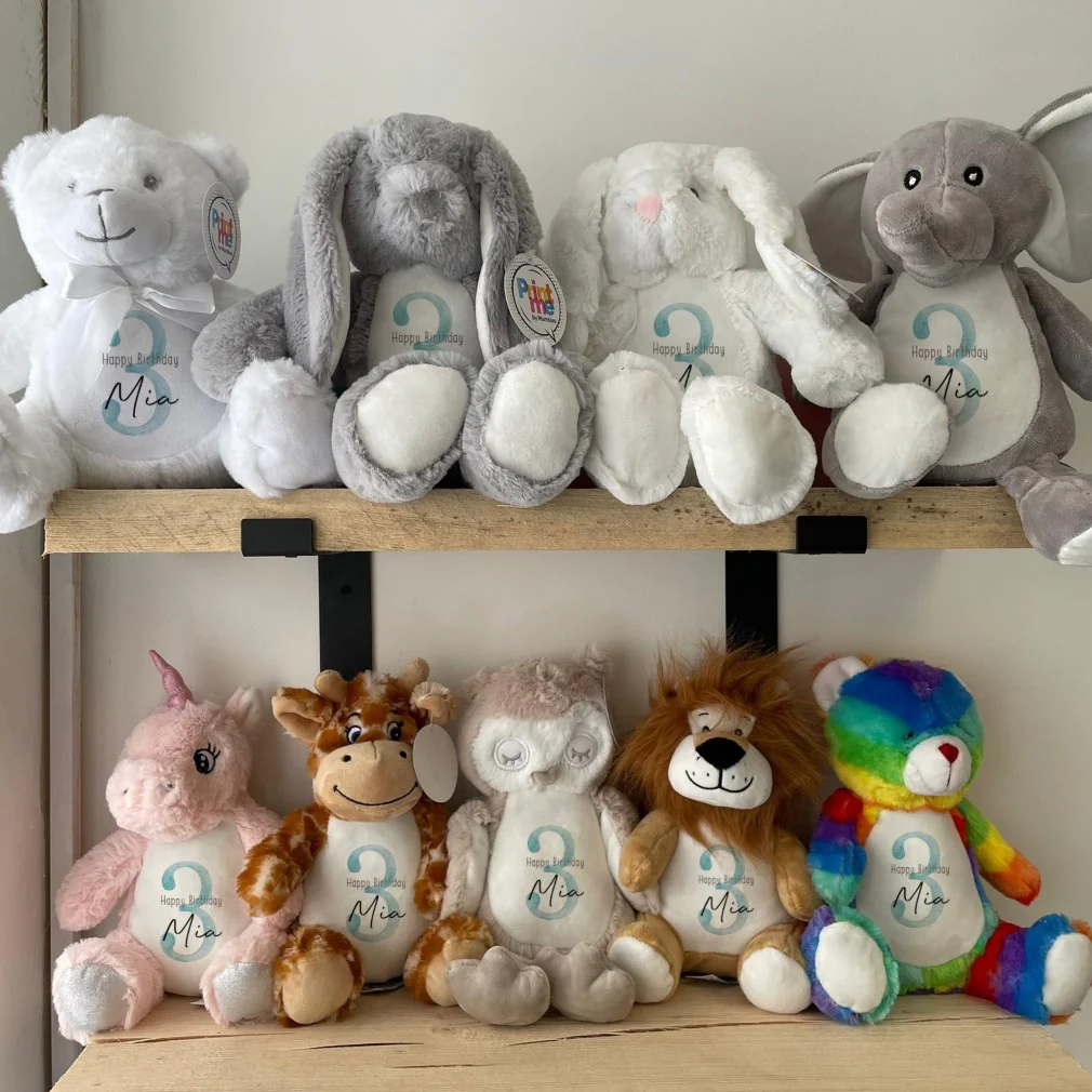 Personalised 'Happy Birthday' Rainbow Soft Toy - Image 24