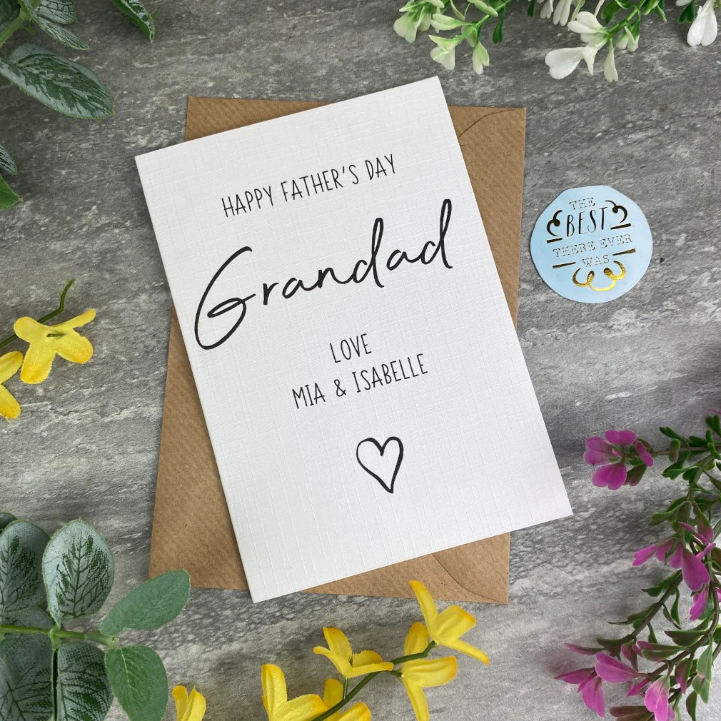 Personalised Happy Father's Day Grandad Card - Image 2