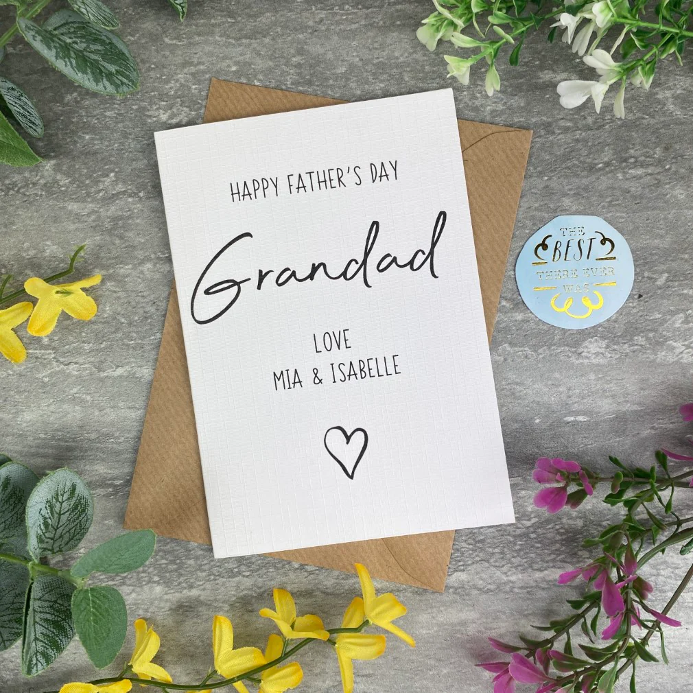 Personalised Happy Father's Day Grandad Card - Image 5