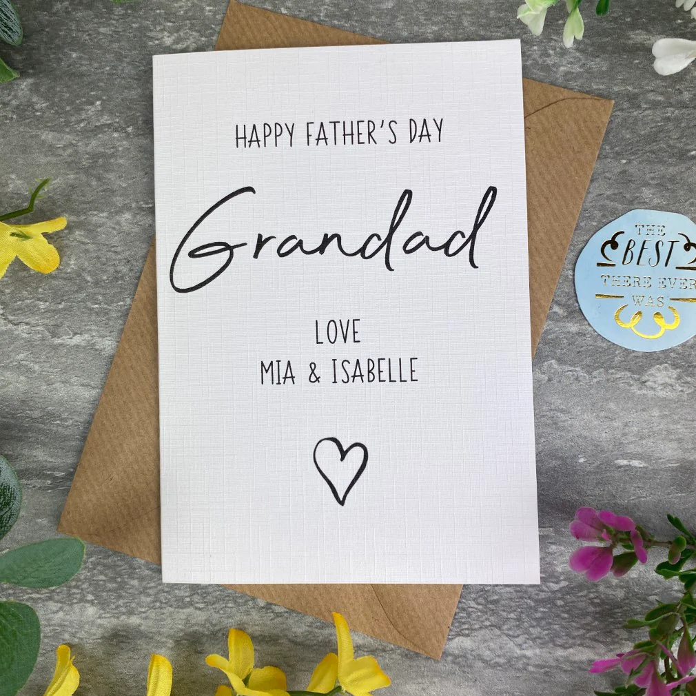 Personalised Happy Father's Day Grandad Card - Image 7