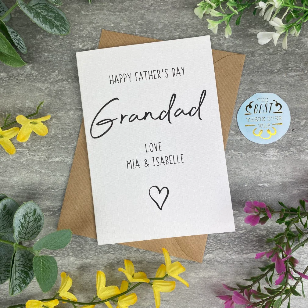 Personalised Happy Father's Day Grandad Card - Image 8