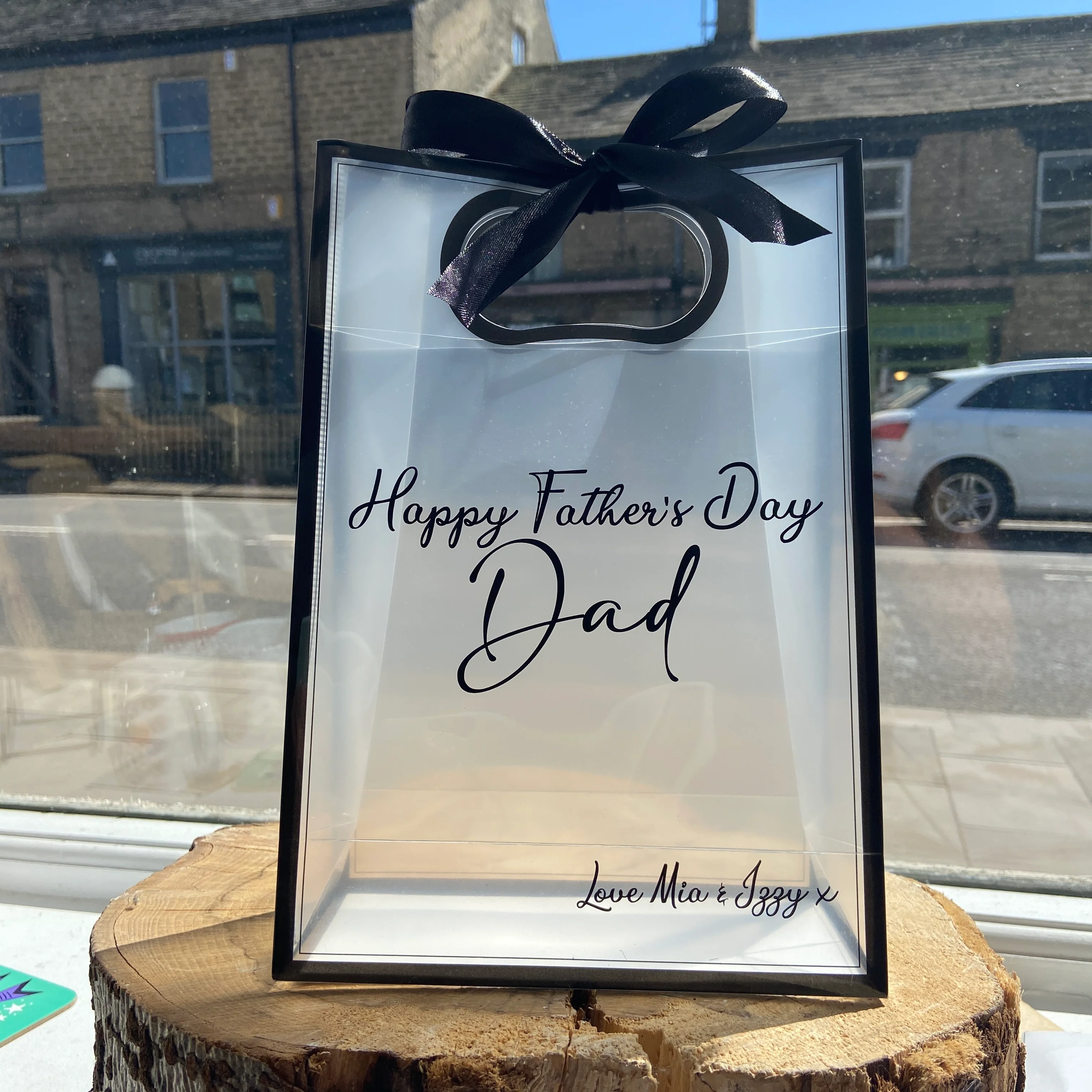 Personalised Happy Father's Day Gift Bag