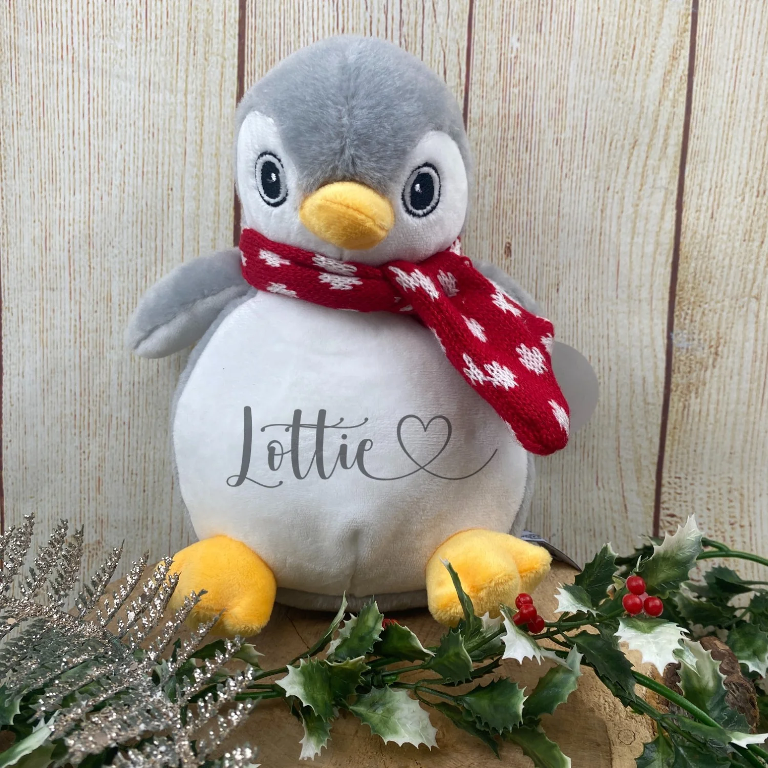 Personalised Heart Name teddy - Owl - Image 5