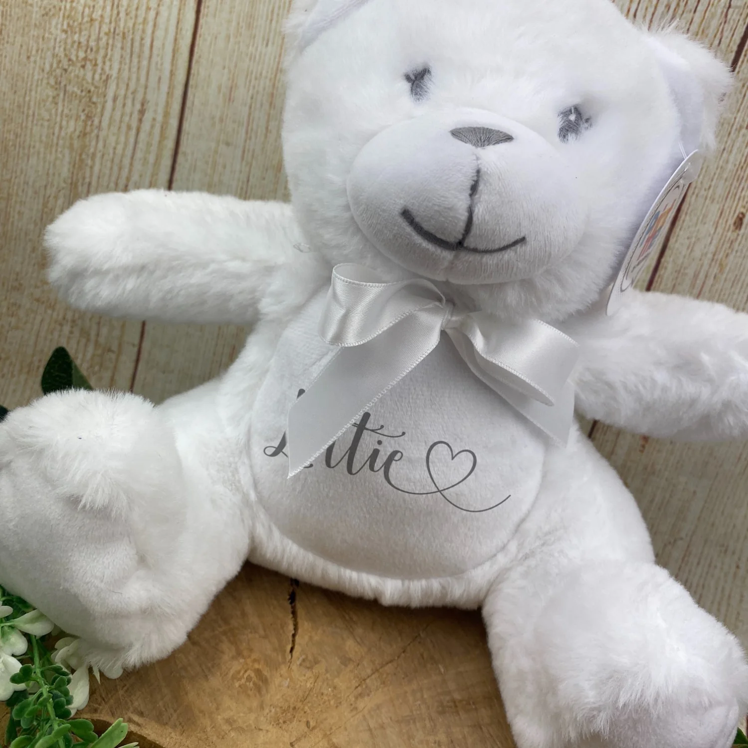 Personalised Heart Name Teddy - Penguin - Image 5