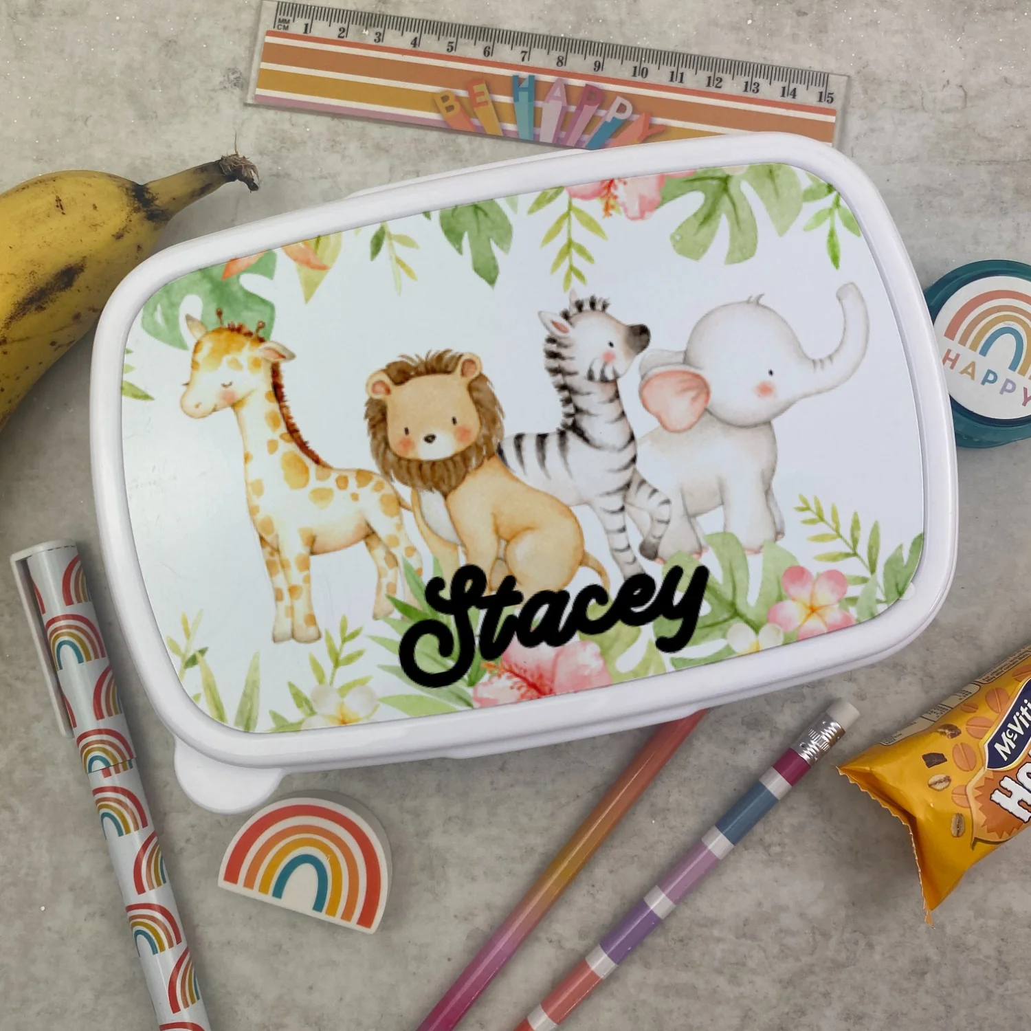 Personalised Jungle Animals Lunchbox - Image 3