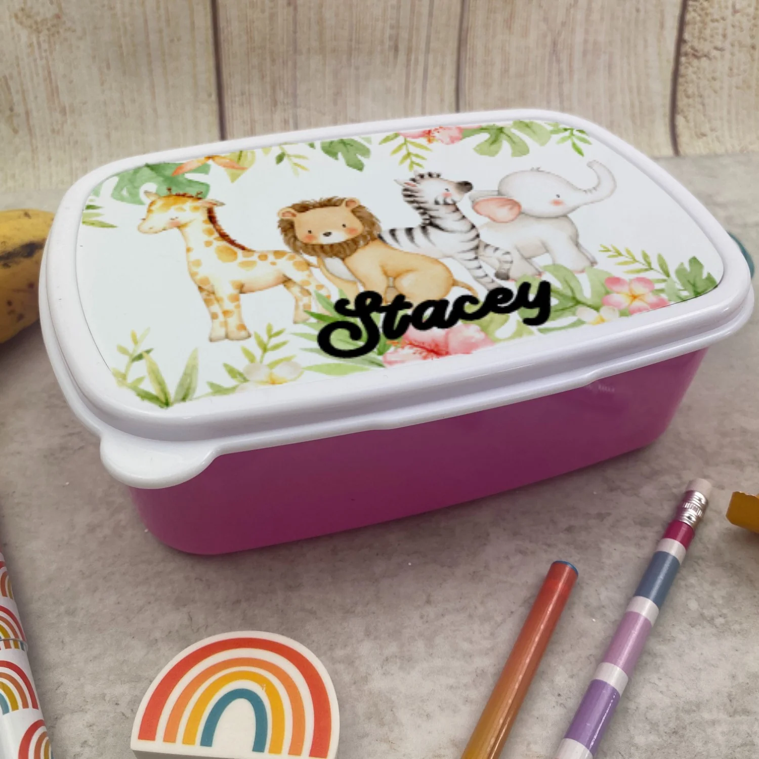 Personalised Jungle Animals Lunchbox - Image 4