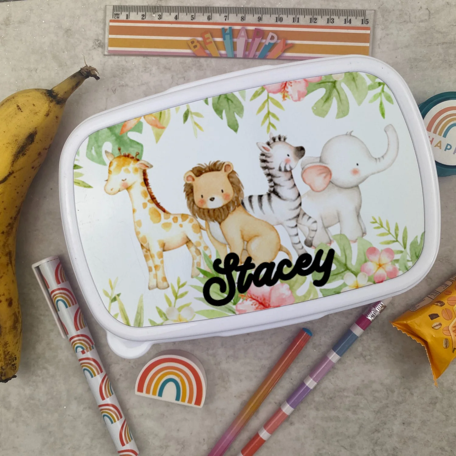 Personalised Jungle Animals Lunchbox - Image 6