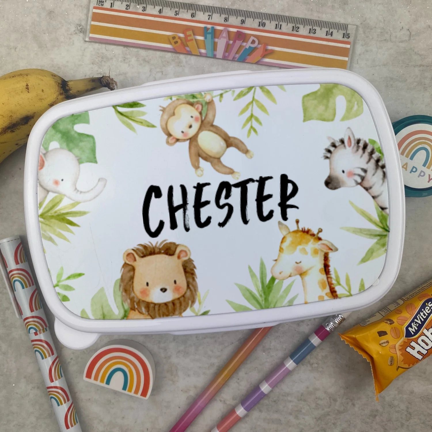Personalised Jungle Lunchbox