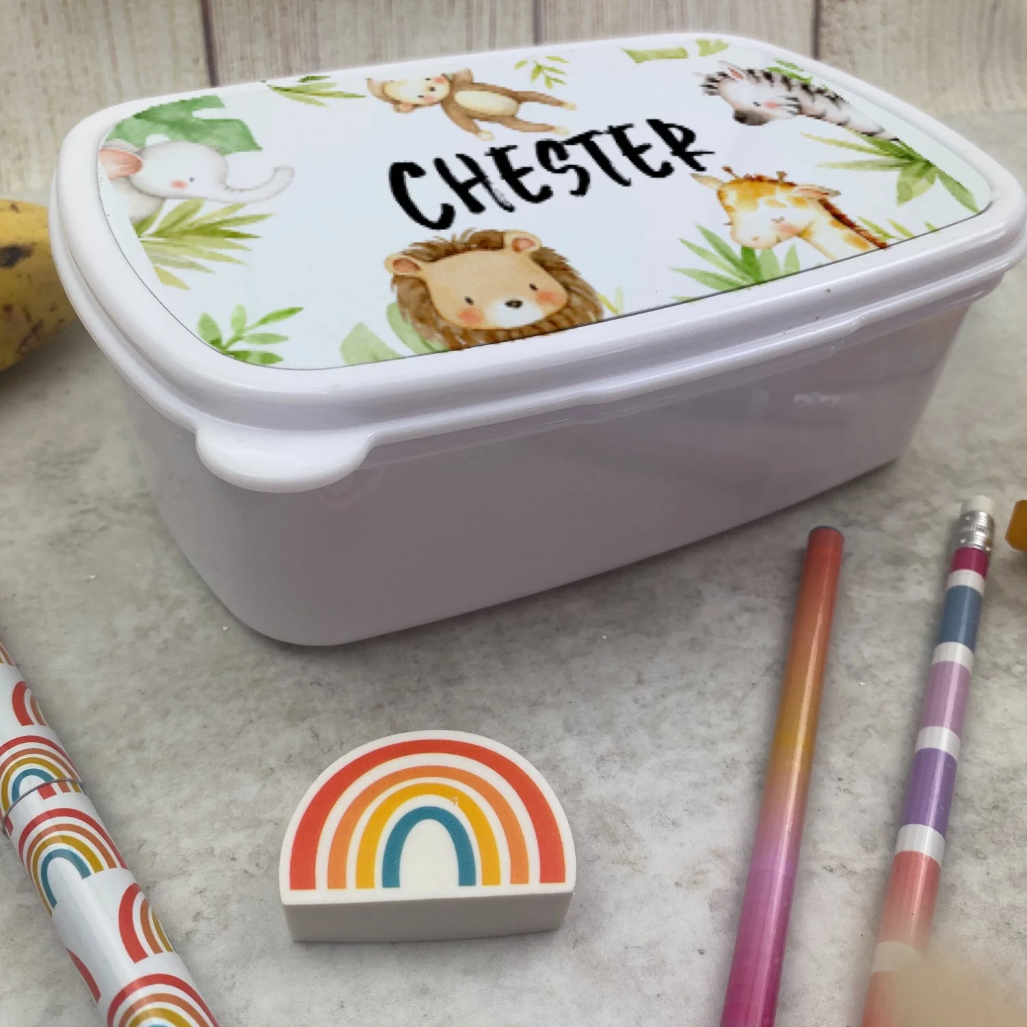 Personalised Jungle Lunchbox - Image 2