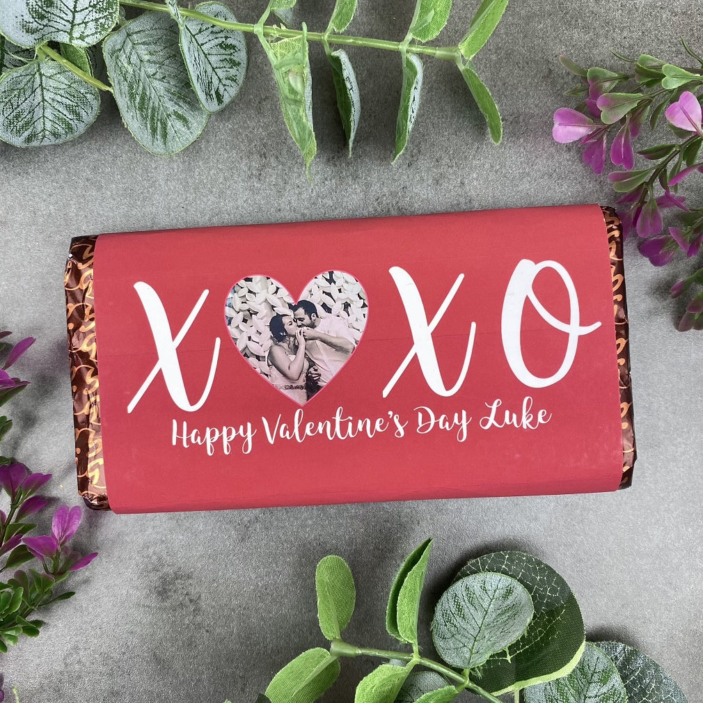 Personalised Love Heart Valentines Day Chocolate Bar - Image 8