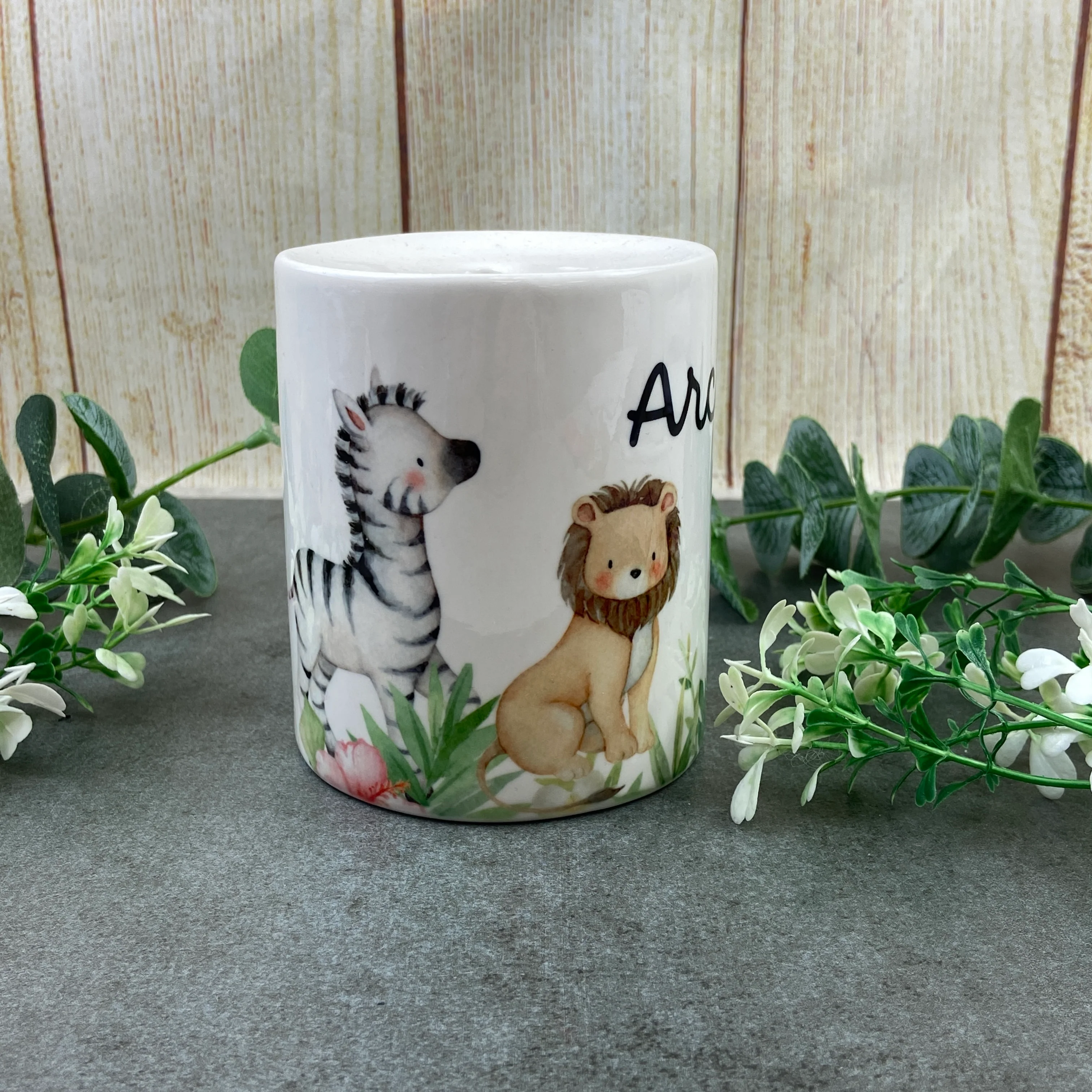 Personalised Money Box - Jungle - Image 3