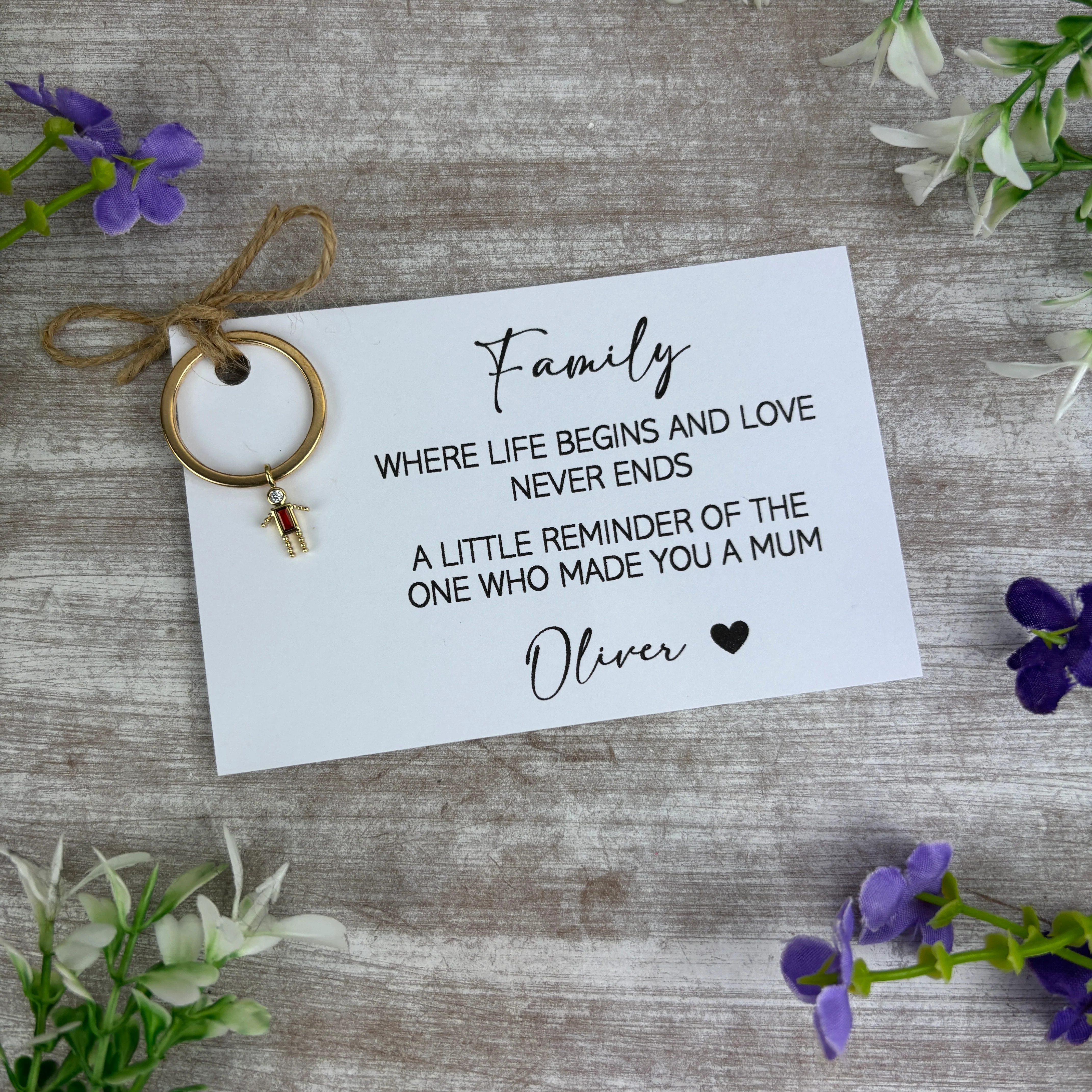 Personalised Mum Keyring - Image 4
