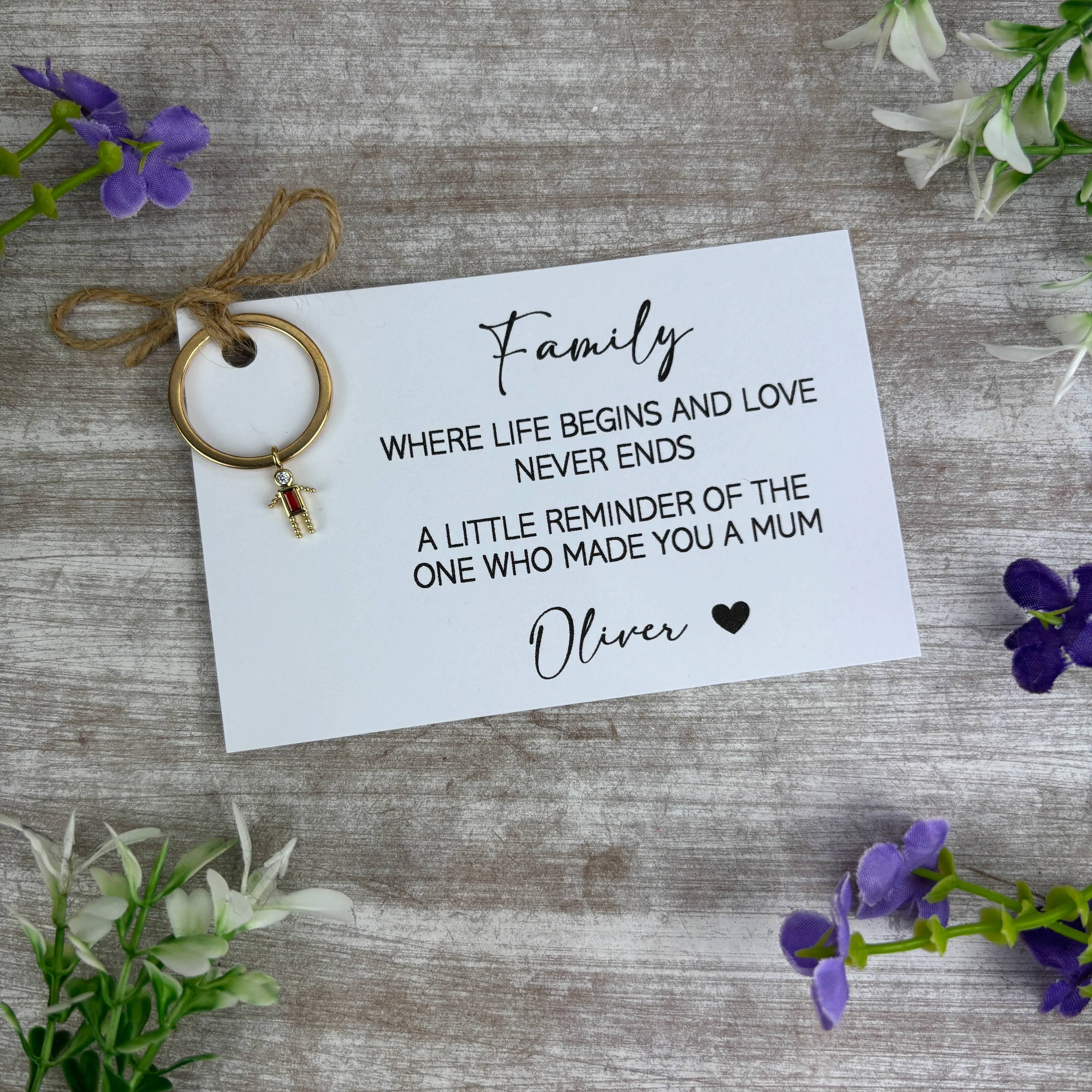 Personalised Mum Keyring - Image 5