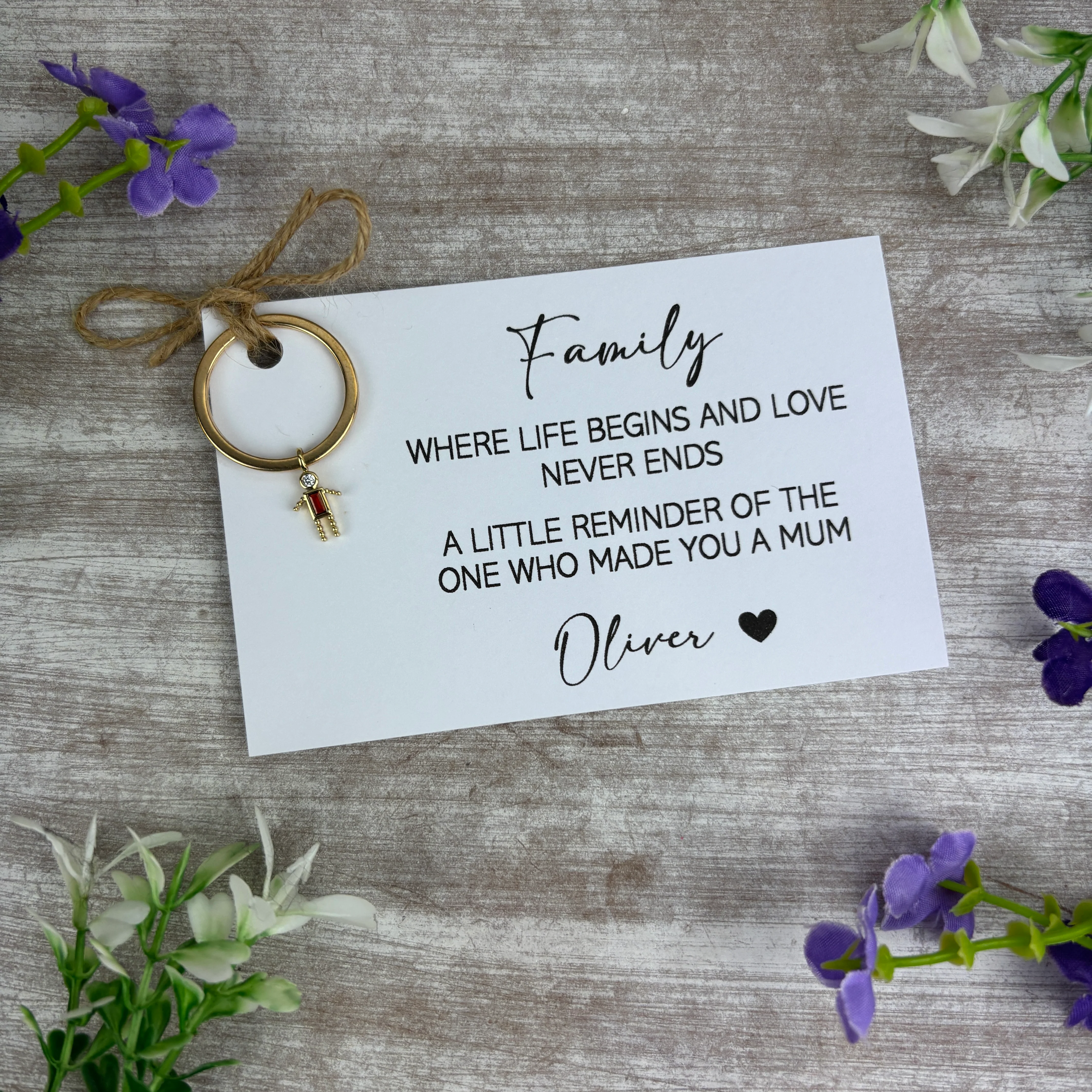 Personalised Mum Keyring - Image 7