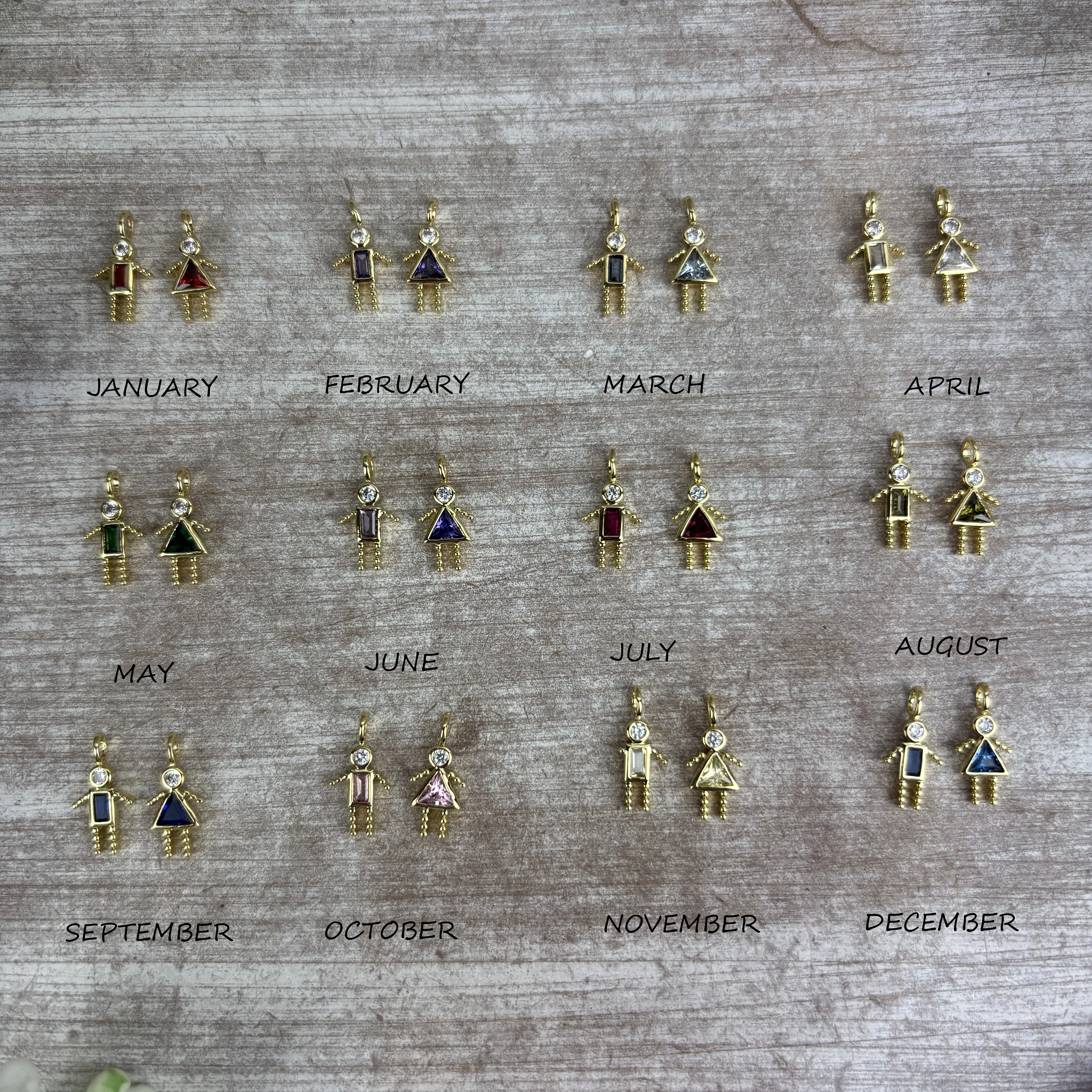 Personalised Mum Keyring with Children Charms - Image 3