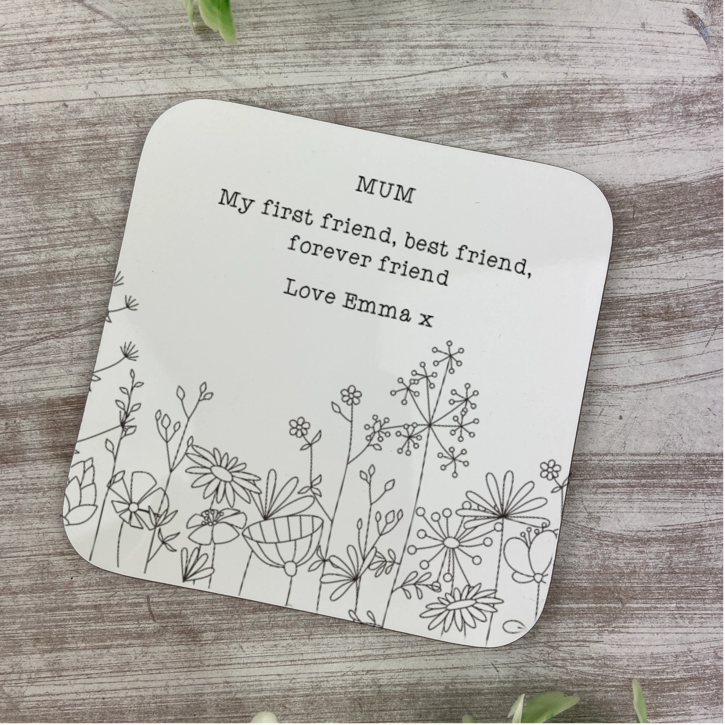 Personalised Mummy / Mum Coaster - Image 2