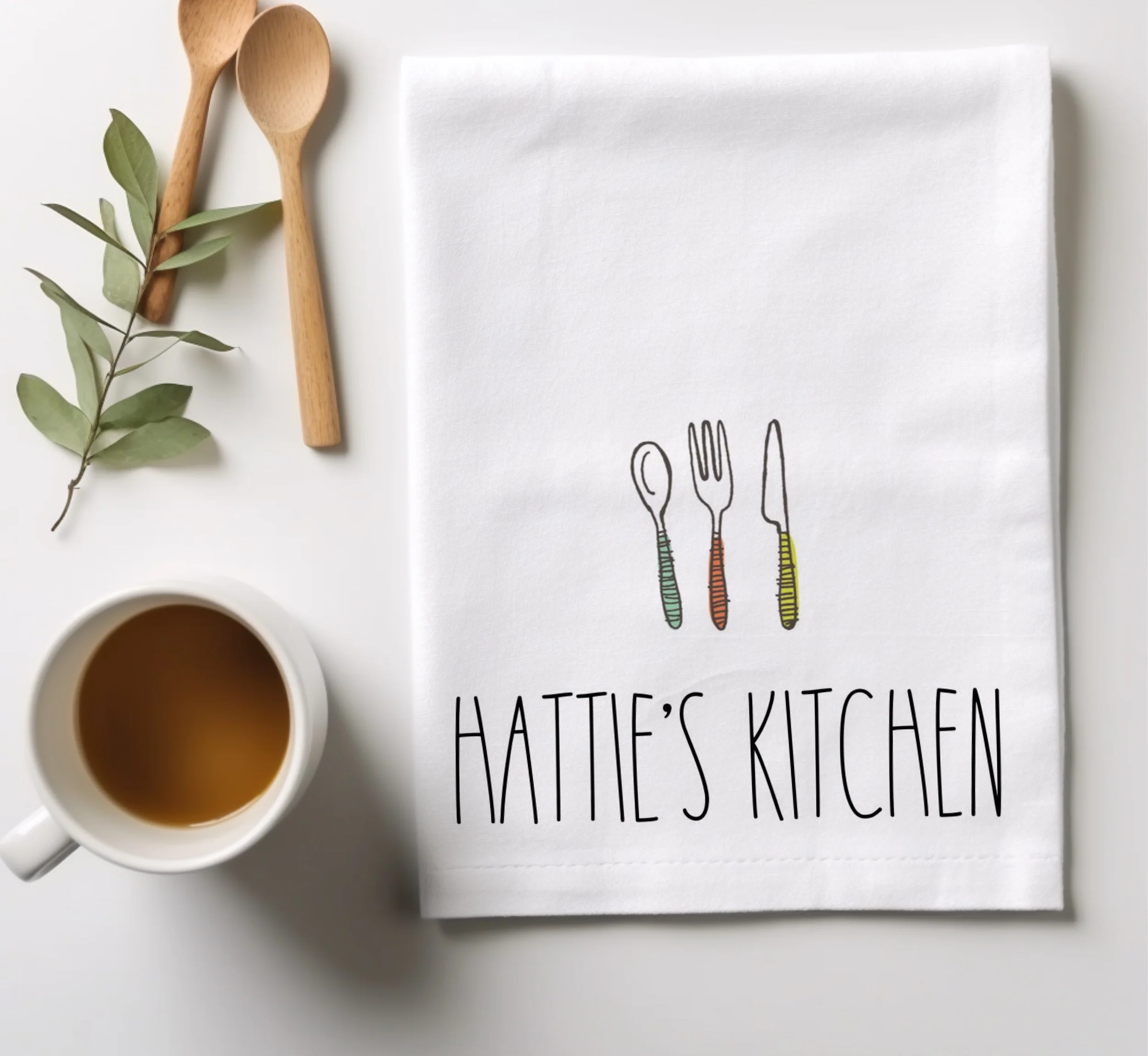Personalised Name Tea Towel - Image 2