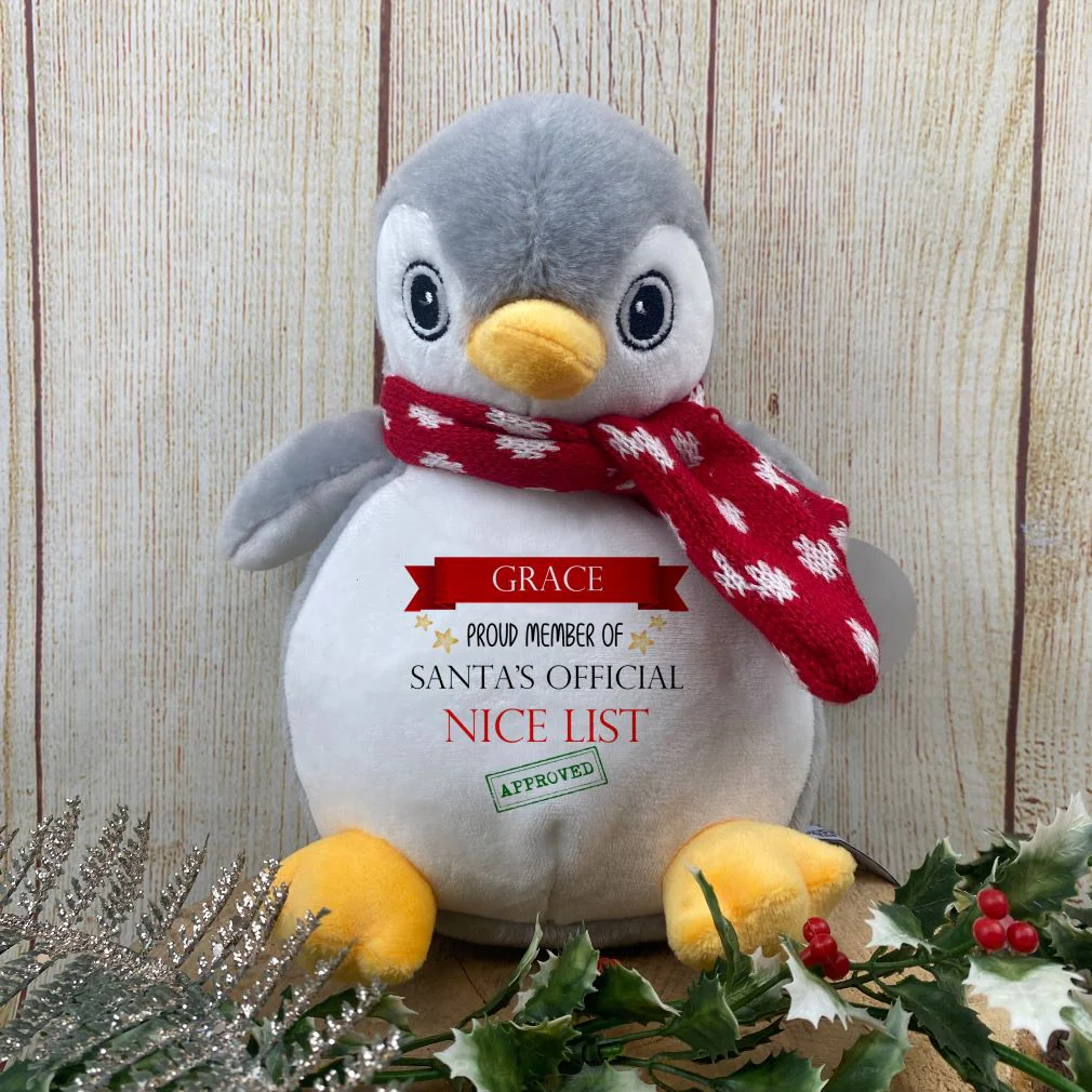 Personalised “Nice List Approved” Plush Keyring or Soft Toy - Image 4
