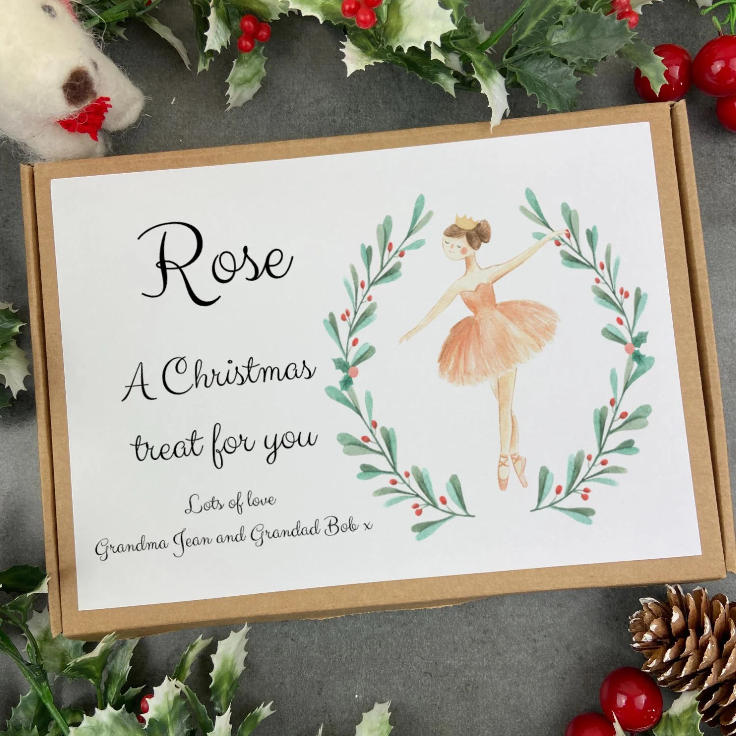 Personalised Nutcracker Ballerina Box Of Treats - Image 4
