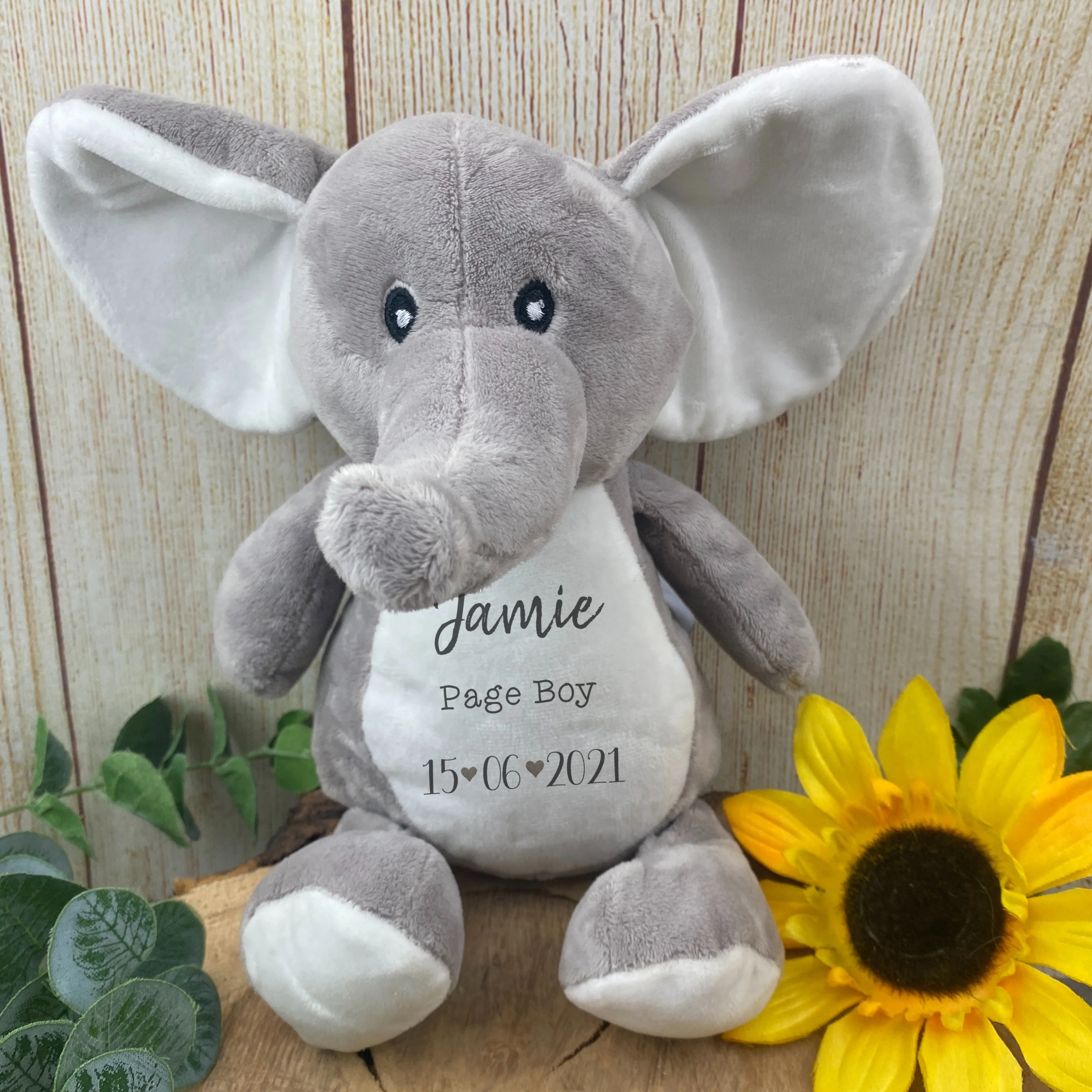 Personalised 'Page Boy' White Bear Soft Toy - Image 3