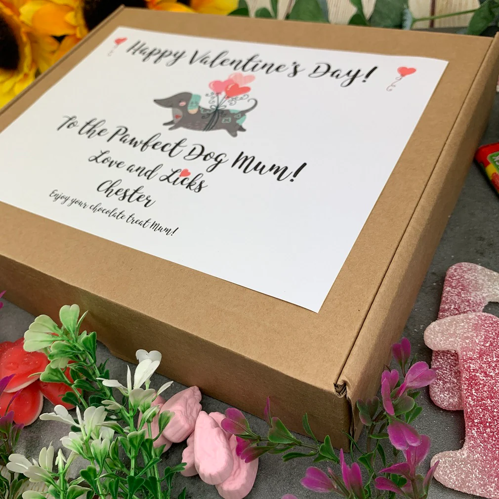 Personalised Pawfect Dog Dad/Mum Valentines Sweet Box - Image 5