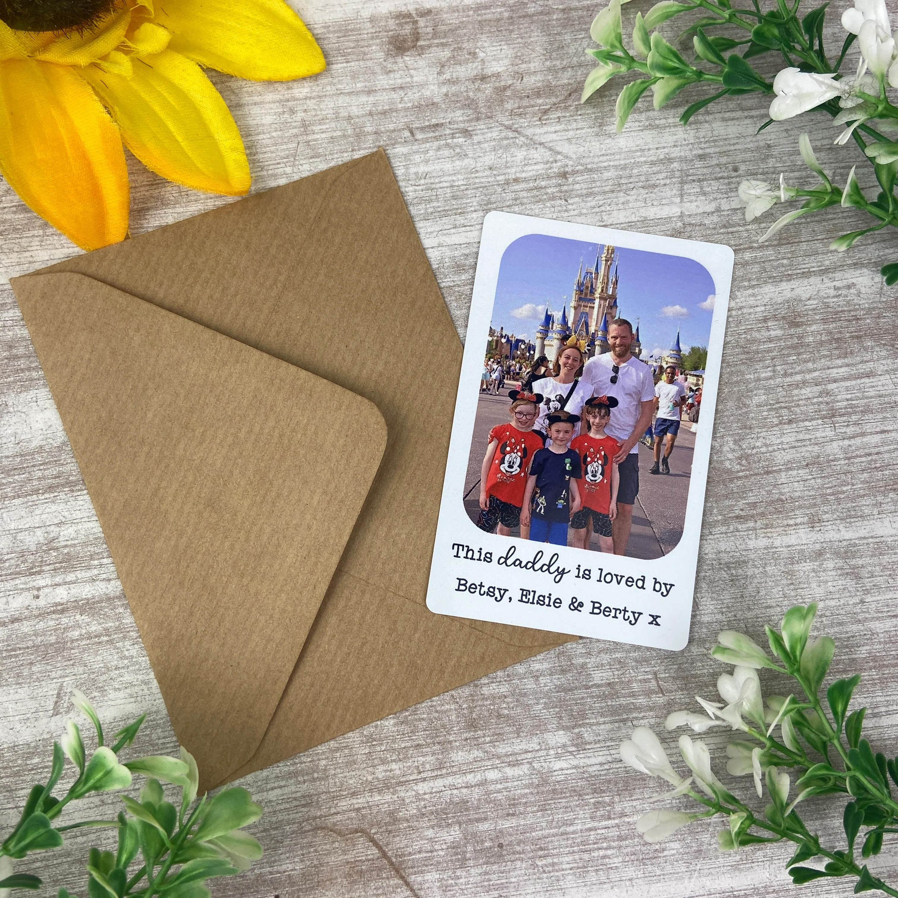 Personalised Photo Wallet Card for Dad, Dog Dad or Grandad - Image 3