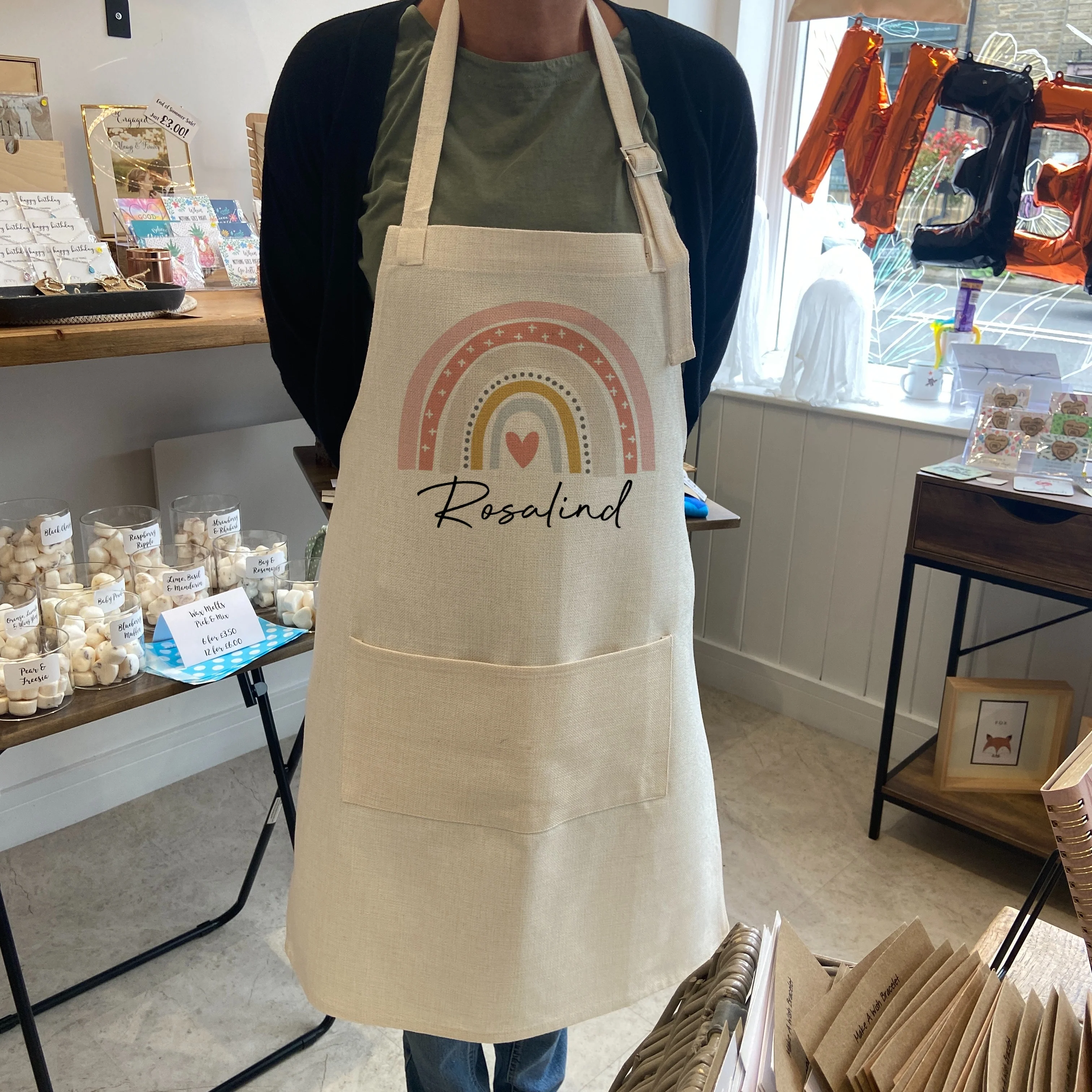 Personalised Rainbow Apron - Image 2